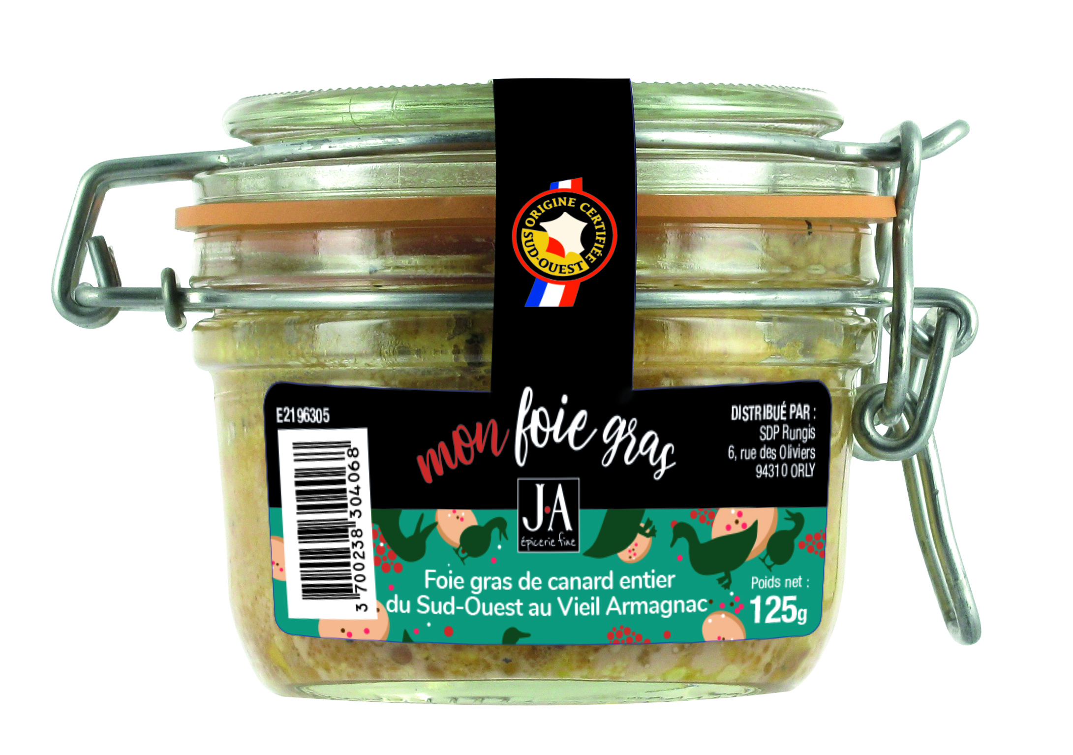 FOIE GRAS DE CANARD ENTIER AU VIEIL ARMAGNAC