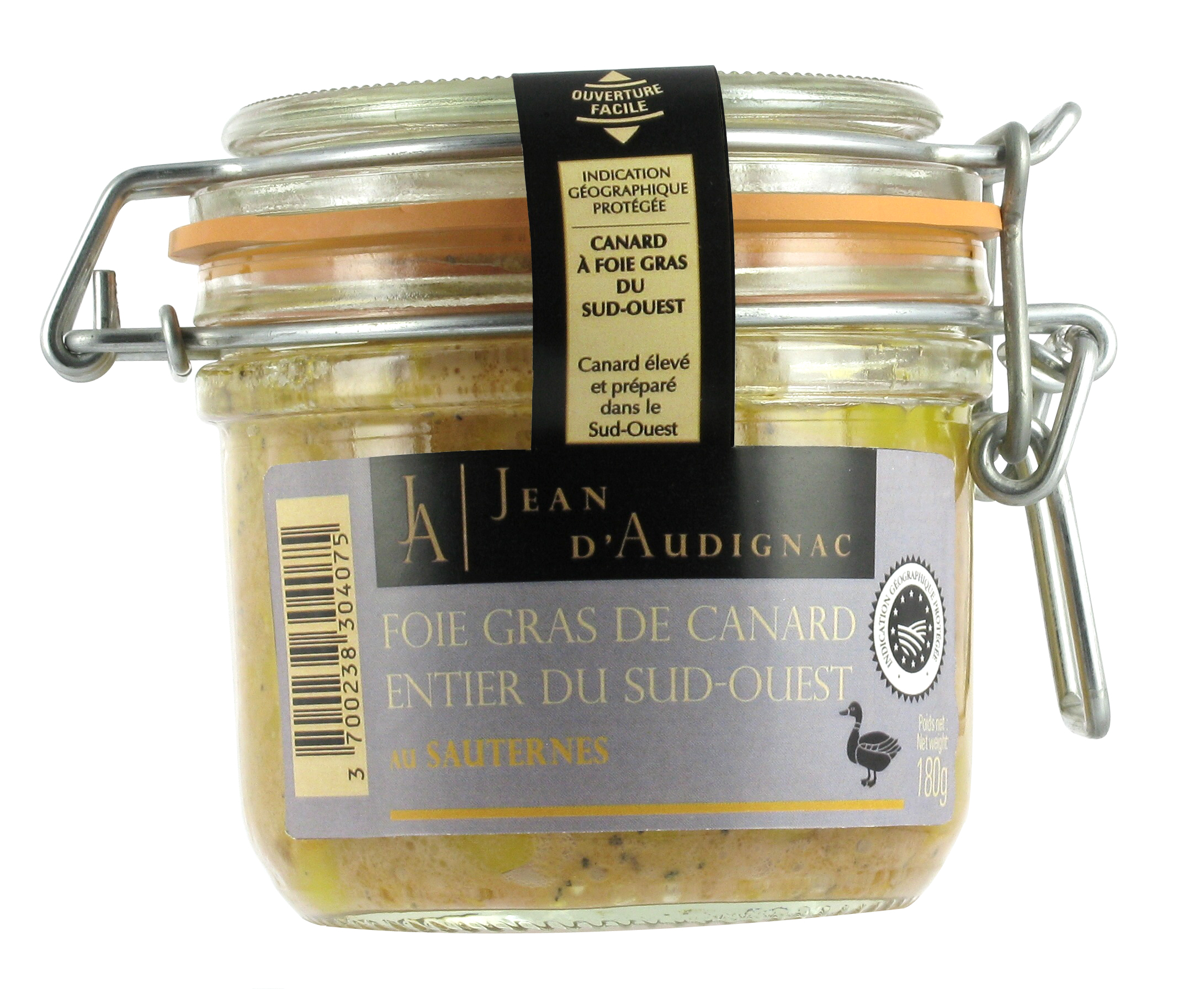 FOIE GRAS DE CANARD ENTIER AU SAUTERNES IGP