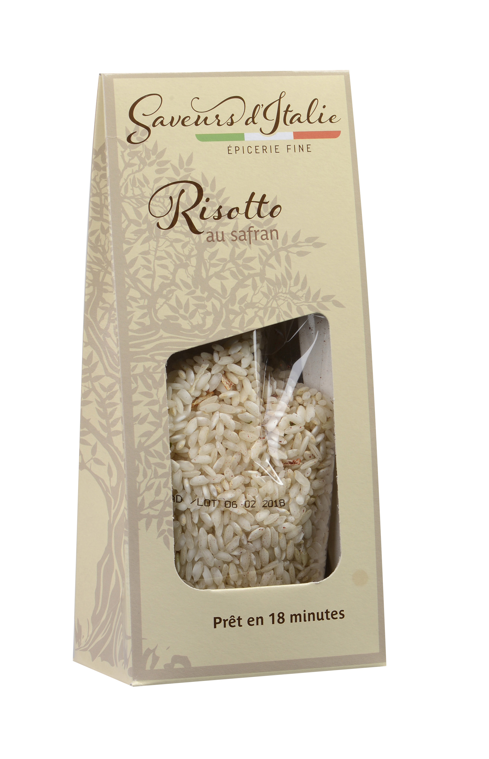 RISOTTO AVEC RIZ CARNAROLI AU SAFRAN