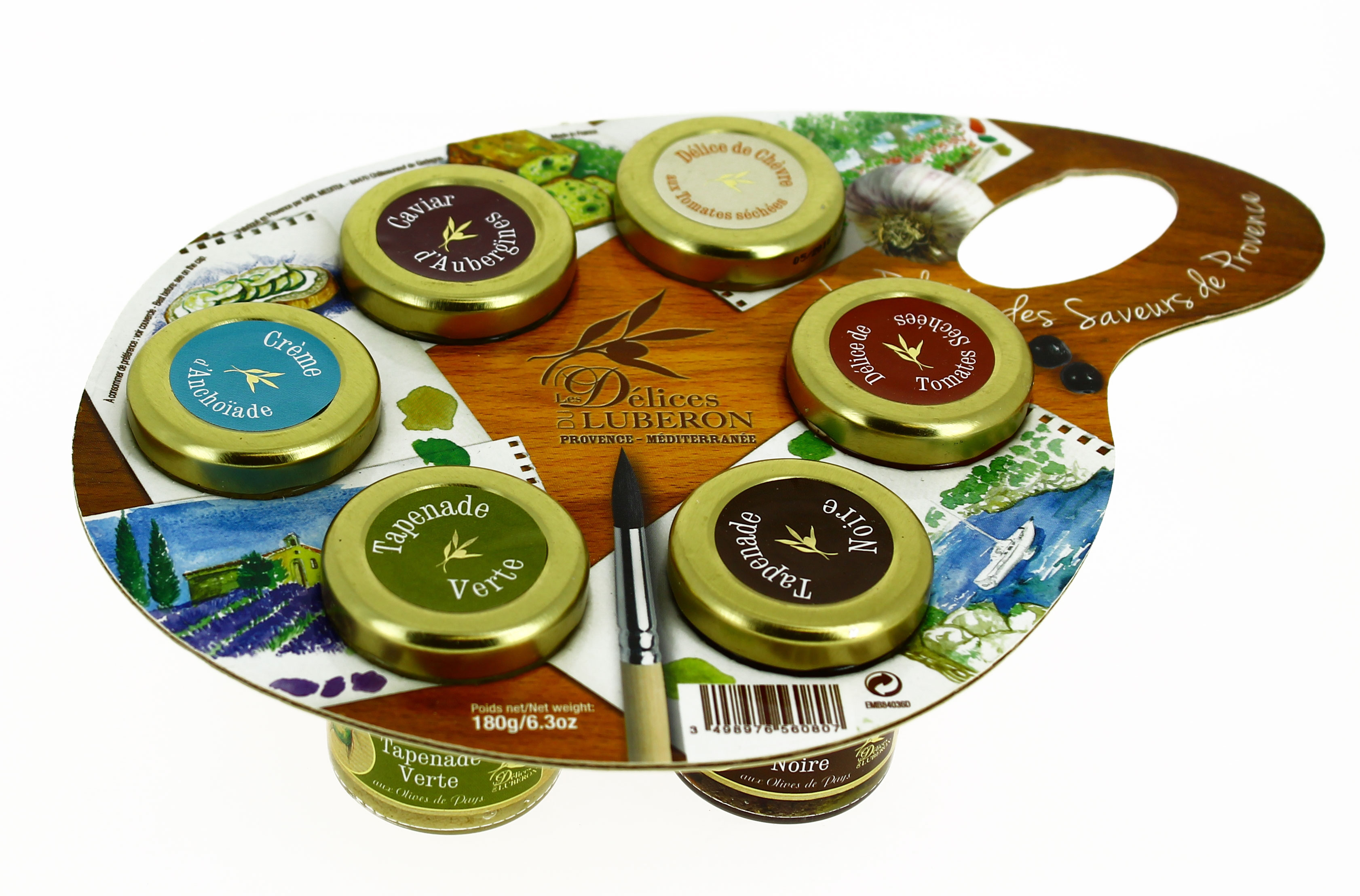 PALETTE DE 6 TARTINADES