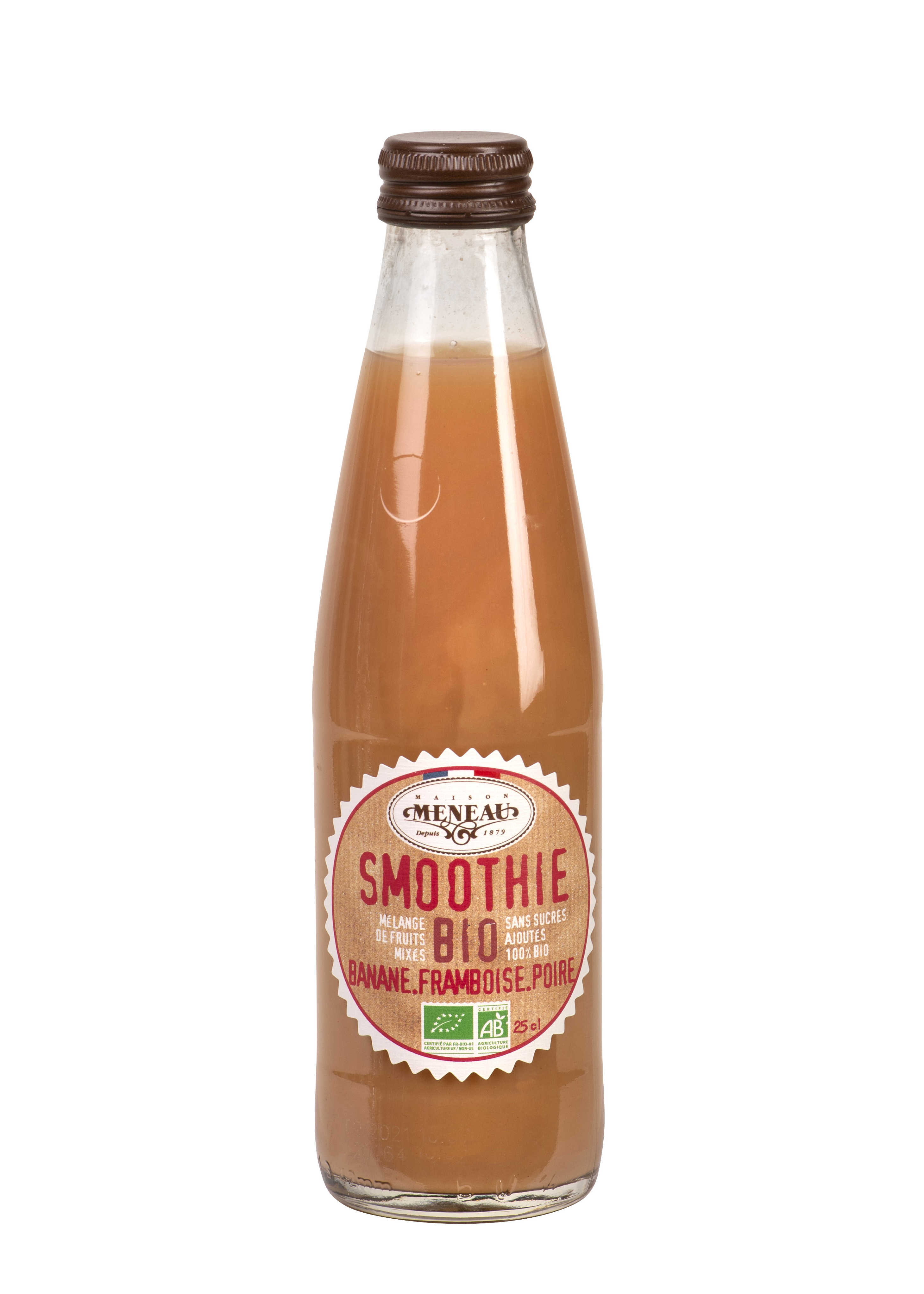 SMOOTHIE BIO FRAMBOISE POIRE