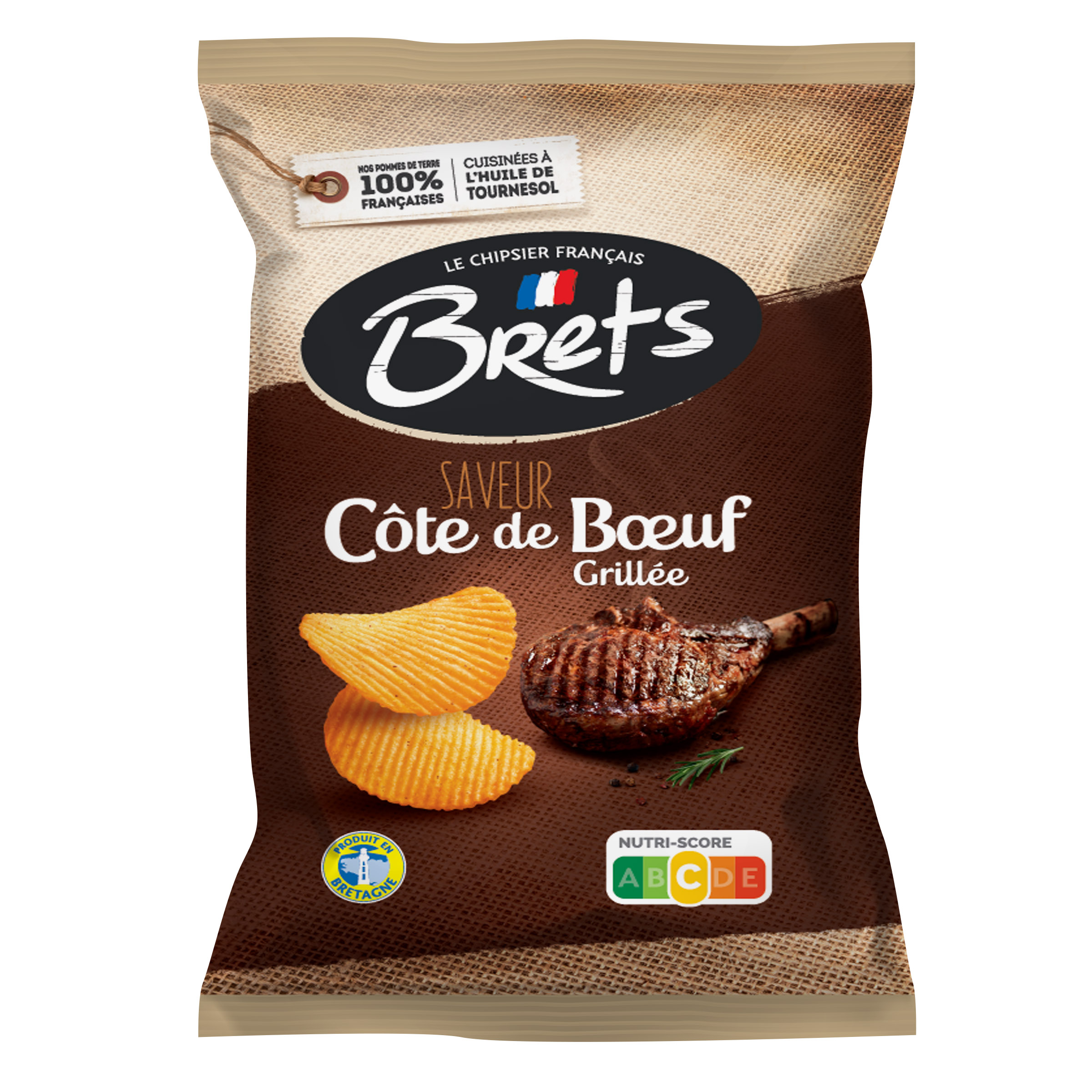 CHIPS BRETS COTE DE BOEUF GRILLEE