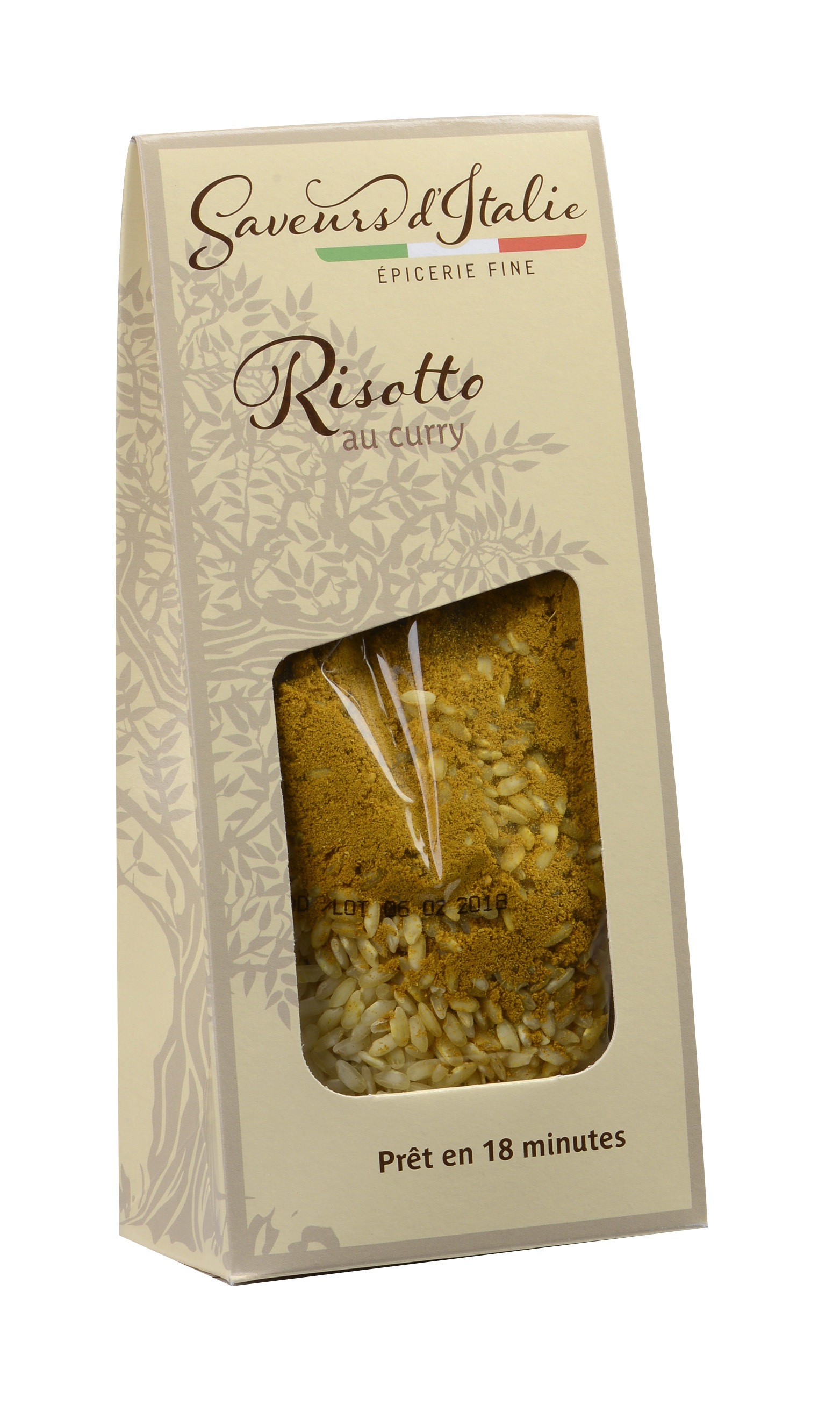 RISOTTO AVEC RIZ CARNAROLI AU CURRY