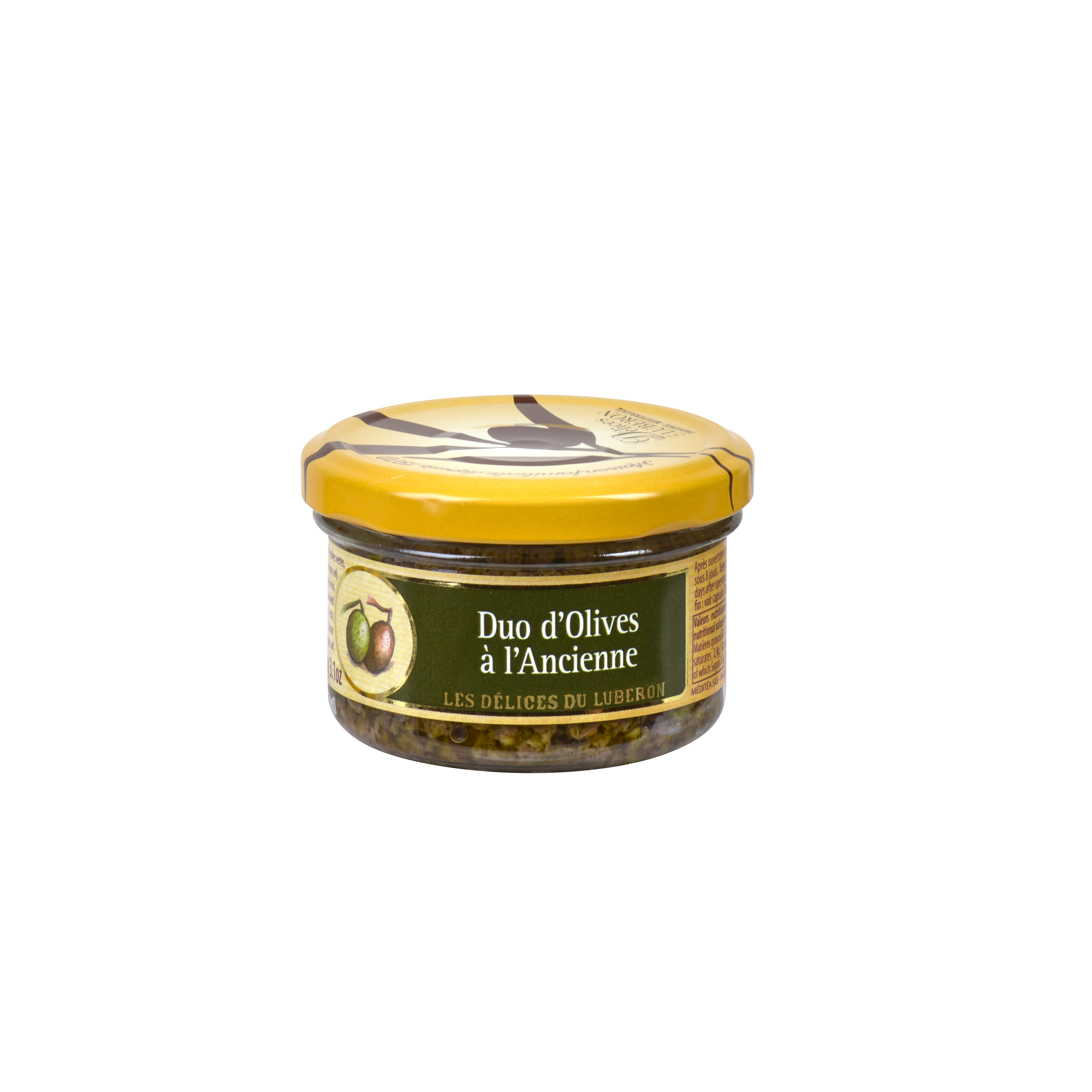 DUO D'OLIVES VERTES ET NOIRES