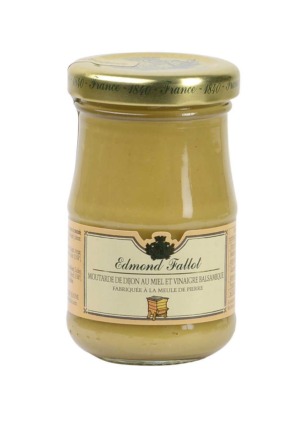 MOUTARDE DE DIJON AU MIEL ET VINAIGRE BASALMIQUE