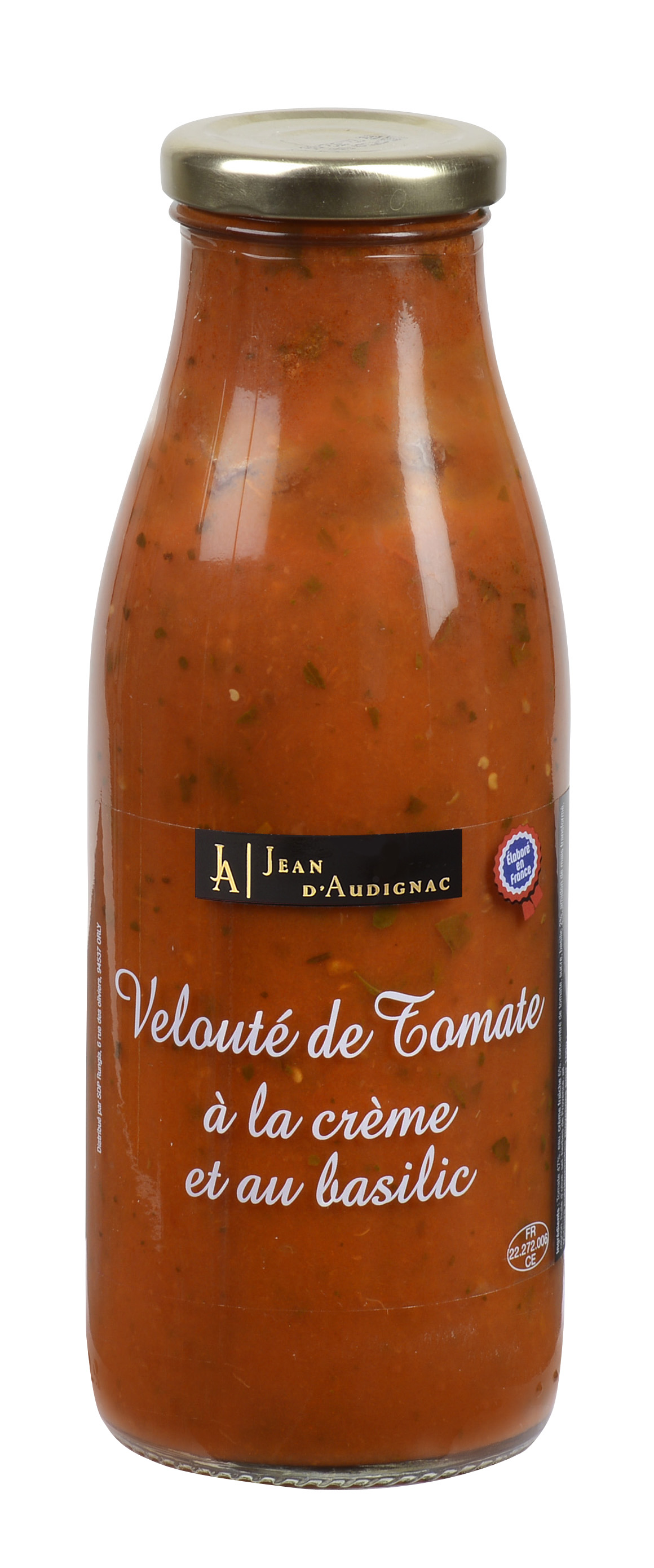 VELOUTE DE TOMATE A LA CREME ET AU BASILIC