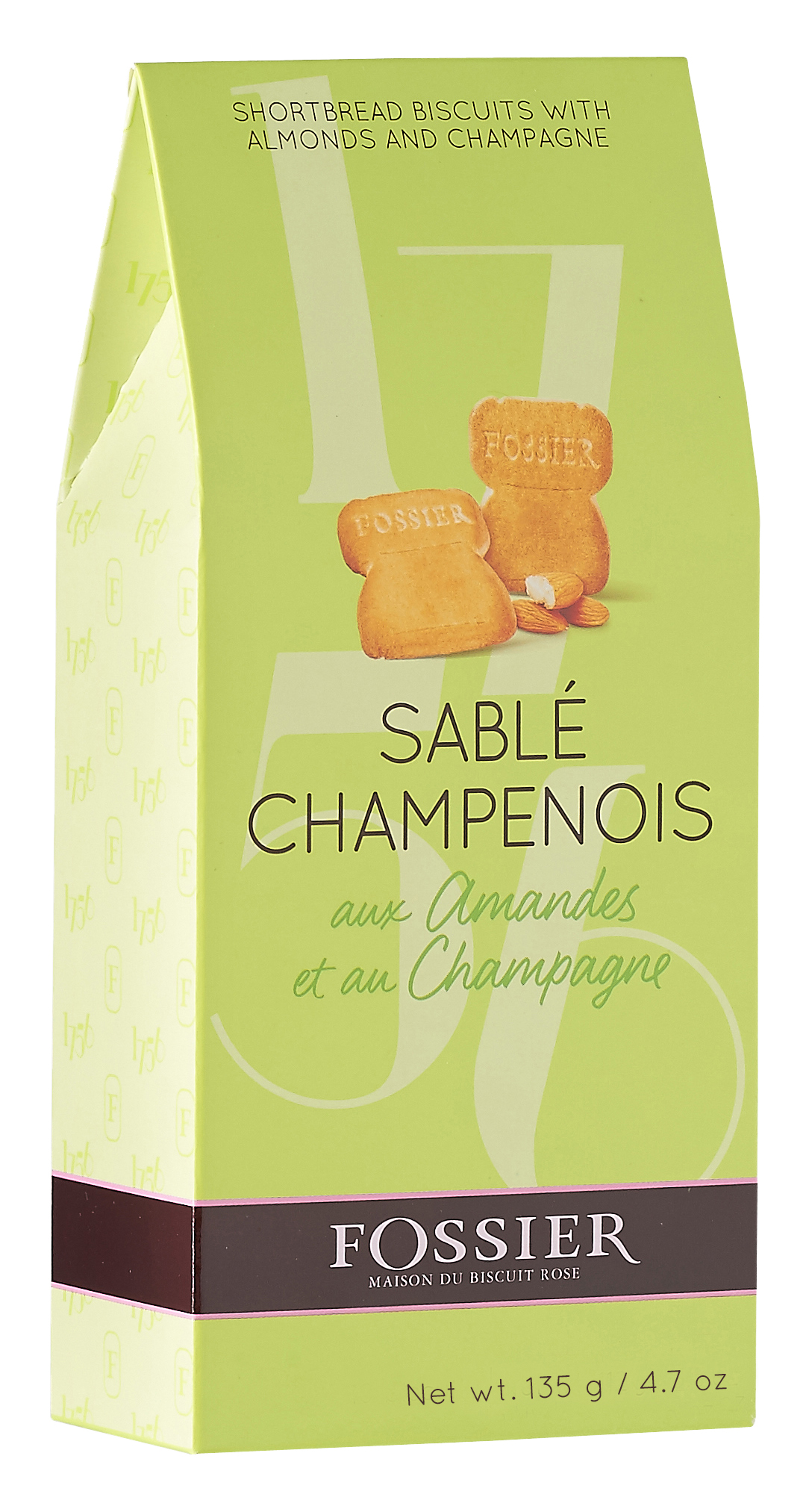 SABLE CHAMPENOIS AUX AMANDES ET AU CHAMPAGNE