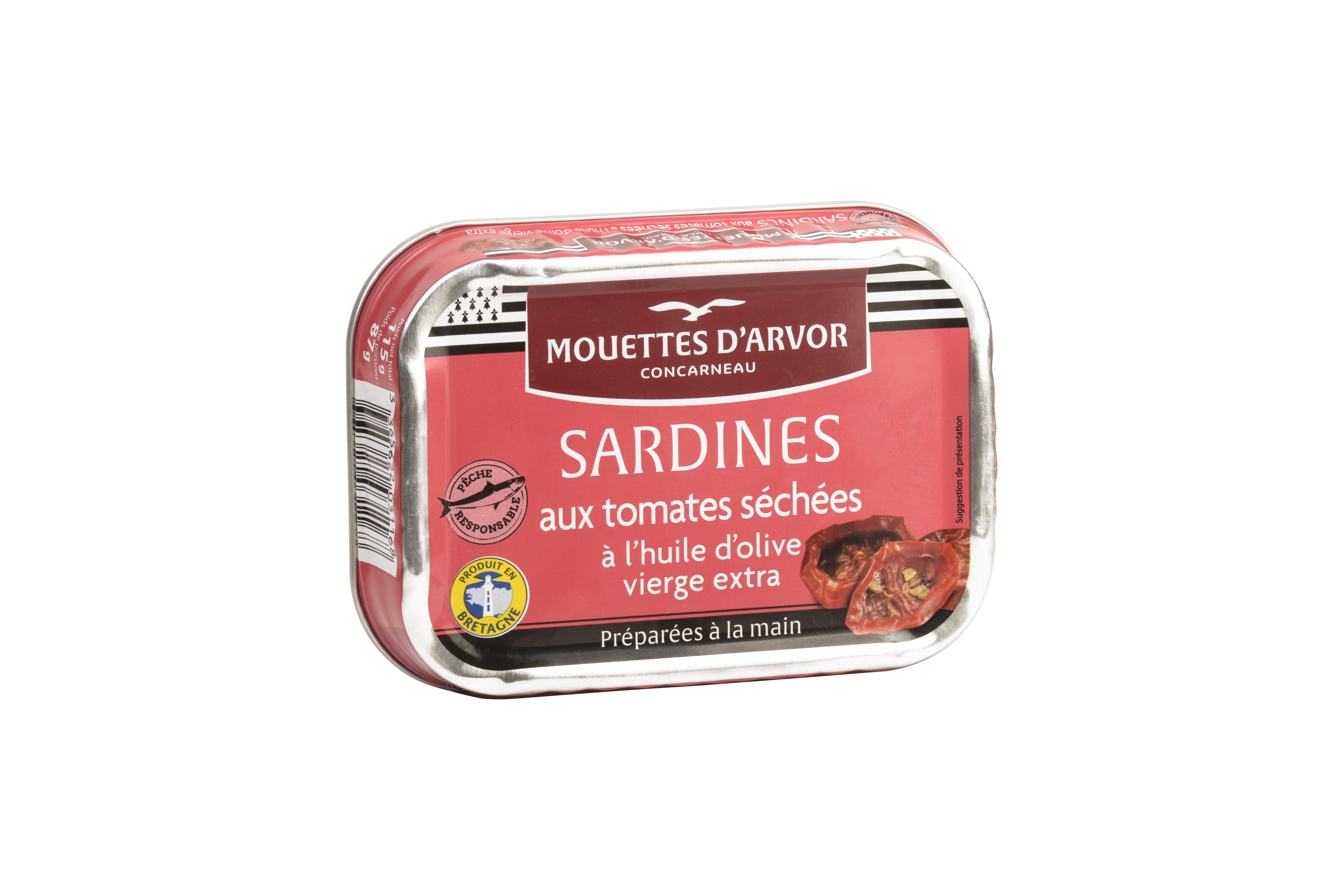 SARDINES A L'HUILE D'ARACHIDE A LA TOMATE