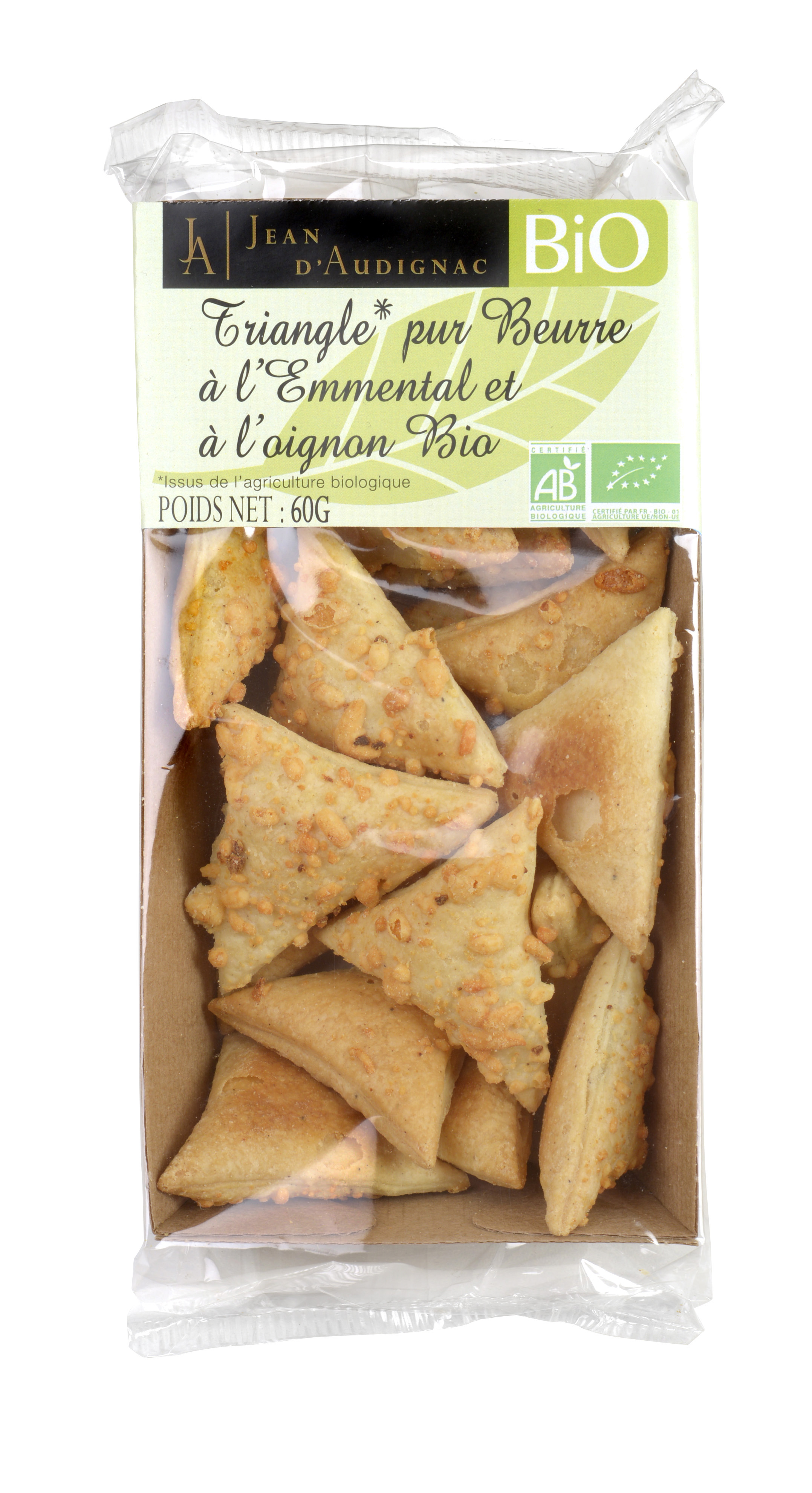 TRIANGLE A L'EMMENTAL ET OIGNON BIO