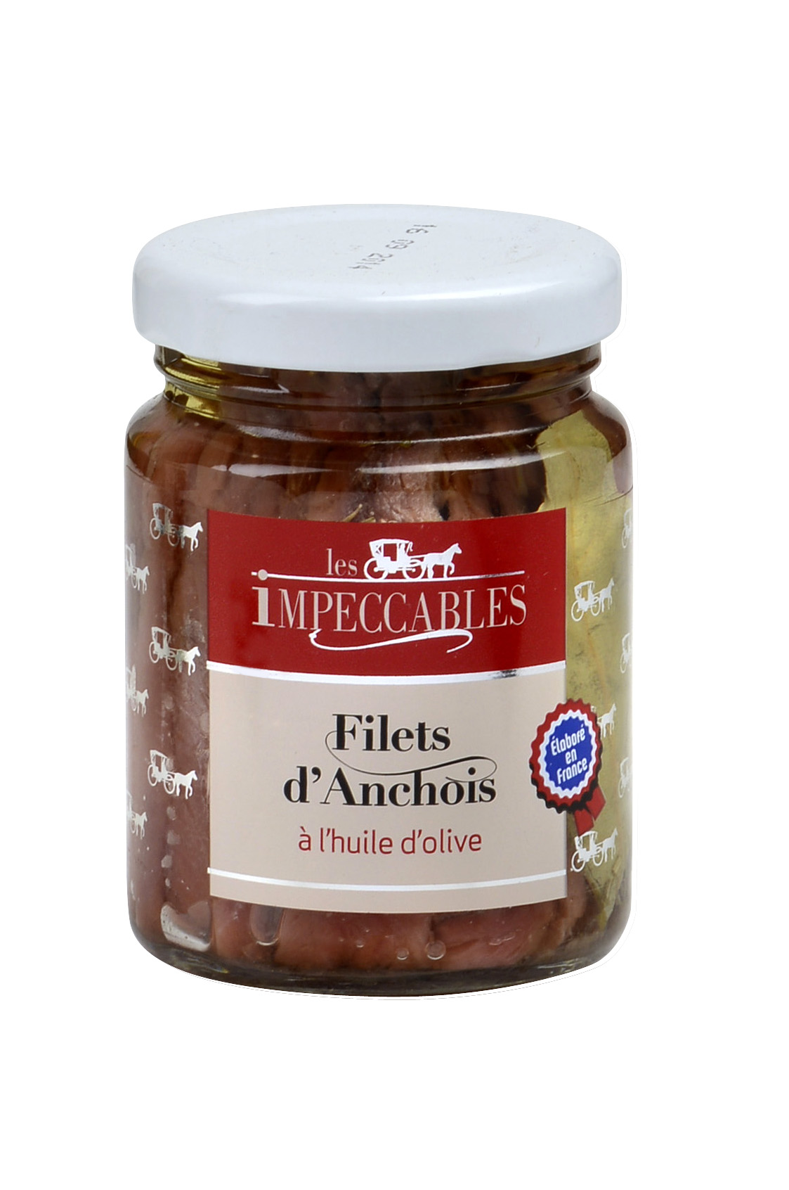 FILETS D'ANCHOIS ALLONGES A L'HUILE D'OLIVE