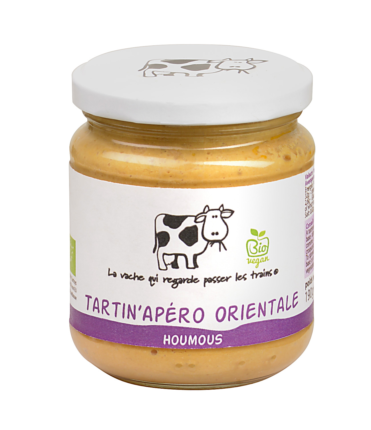 TARTIN'APERO ORIENTALE BIO HOUMOUS