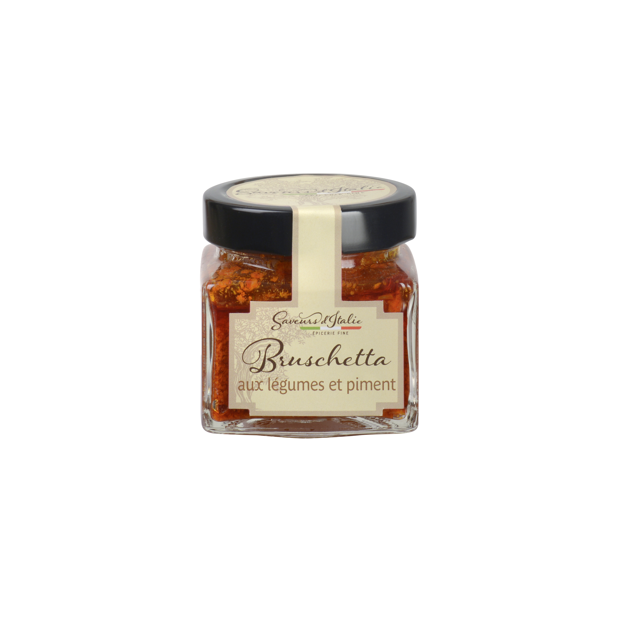 BRUSCHETTA AUX LEGUMES ET PIMENT