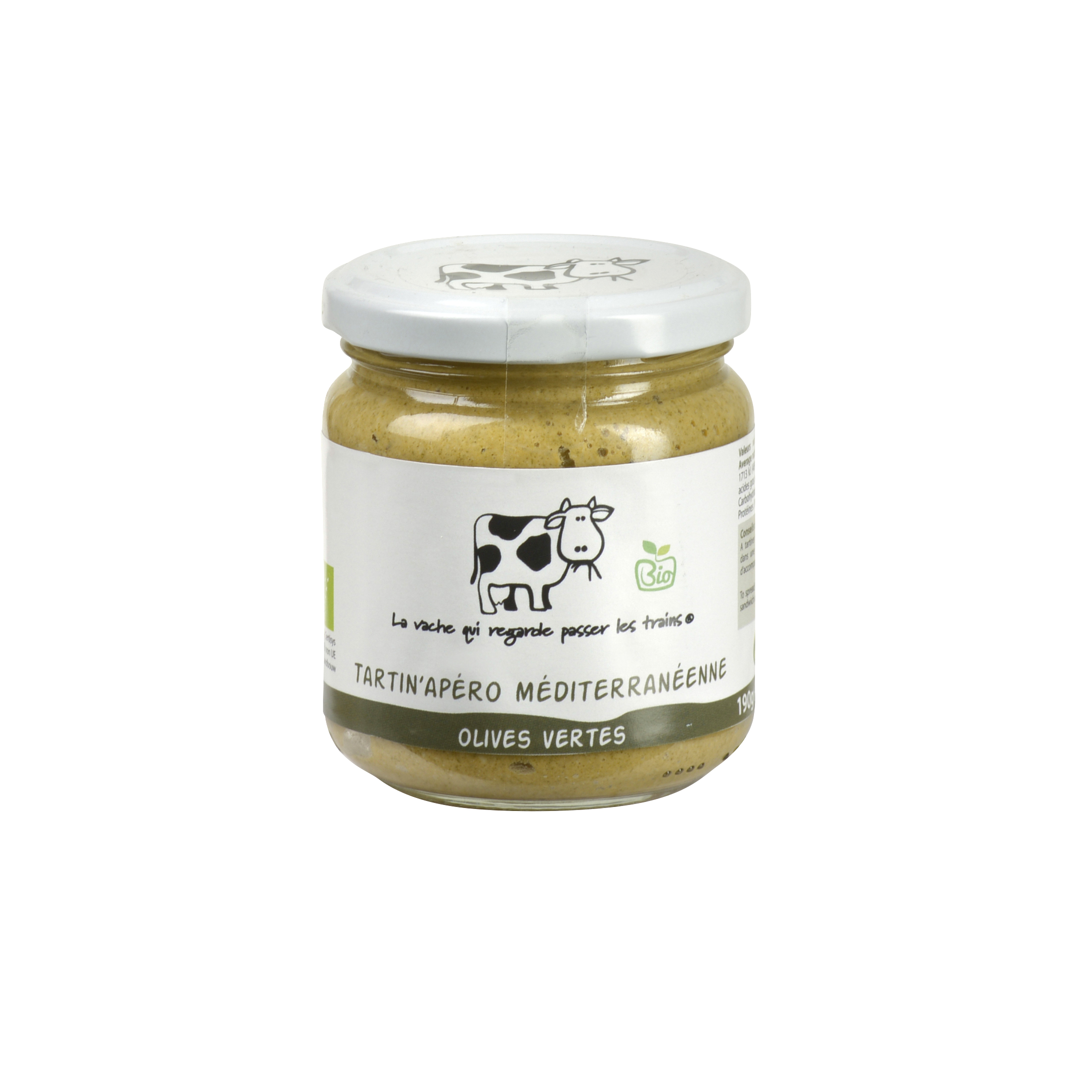 TARTIN'APERO MEDITERRANEENNE BIO OLIVES VERTES