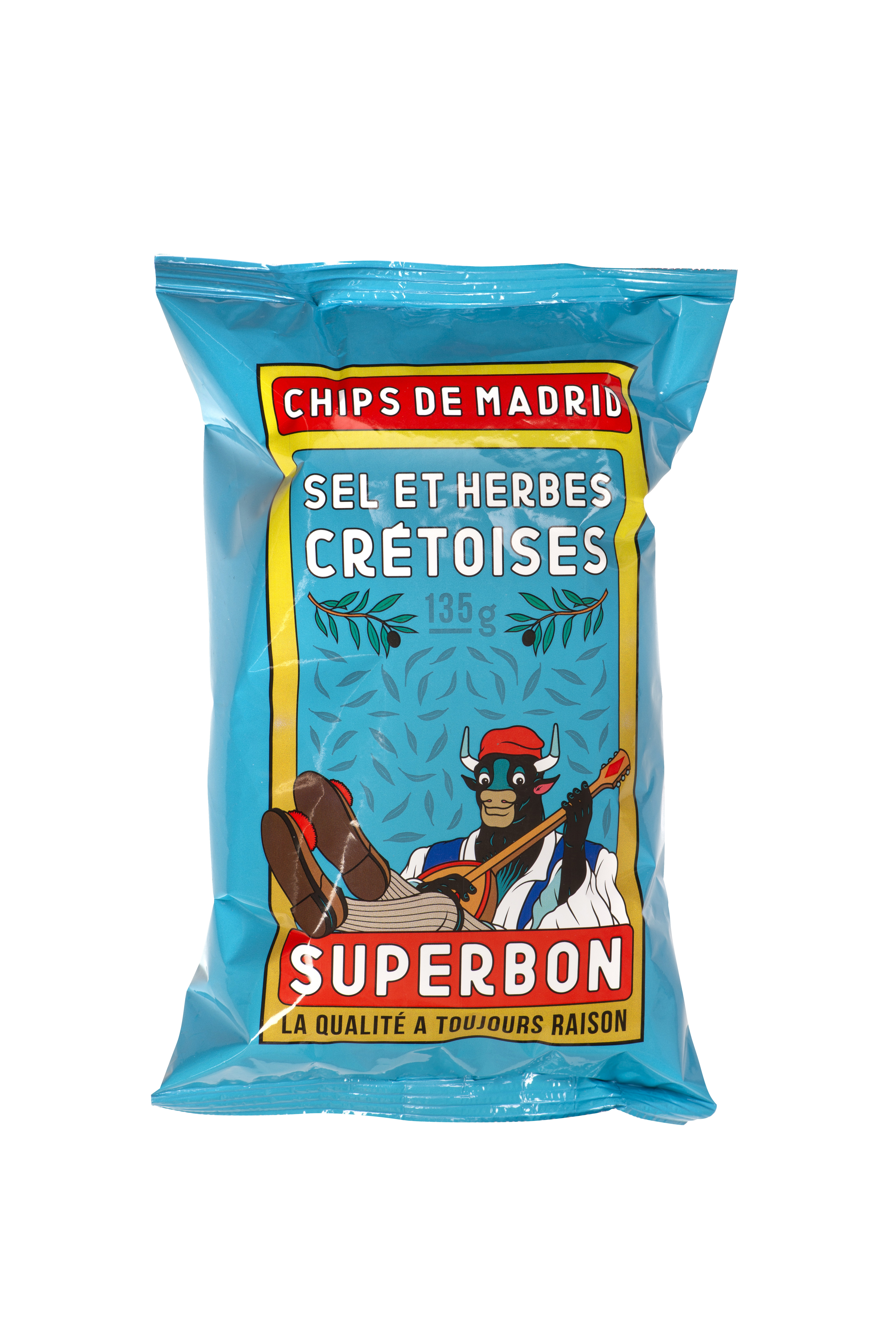 CHIPS DE MADRID SEL ET HERBES CRETOISES