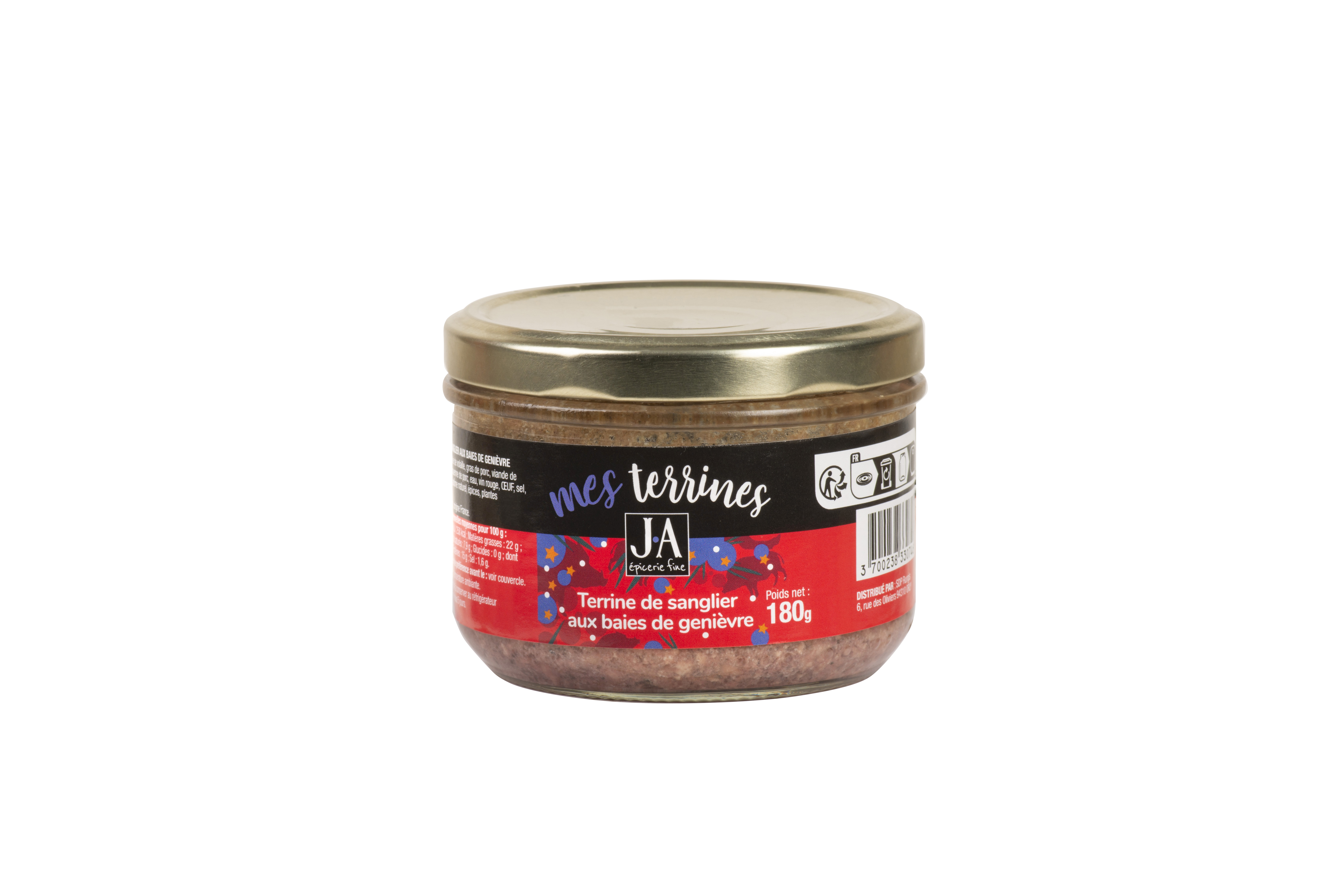 TERRINE DE SANGLIER AU GENIEVRE