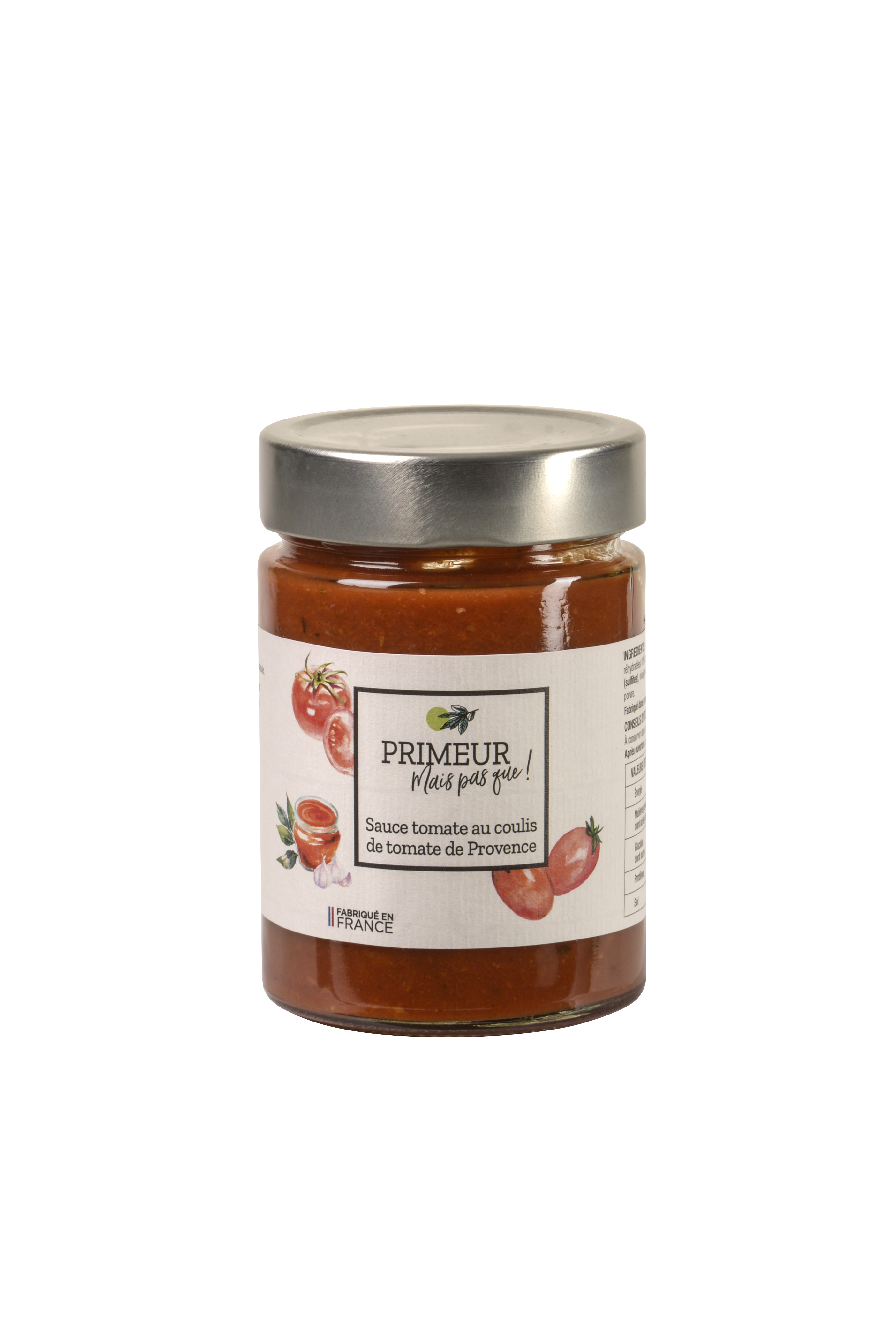 SAUCE TOMATE AU COULIS DE TOMATE DE PROVENCE