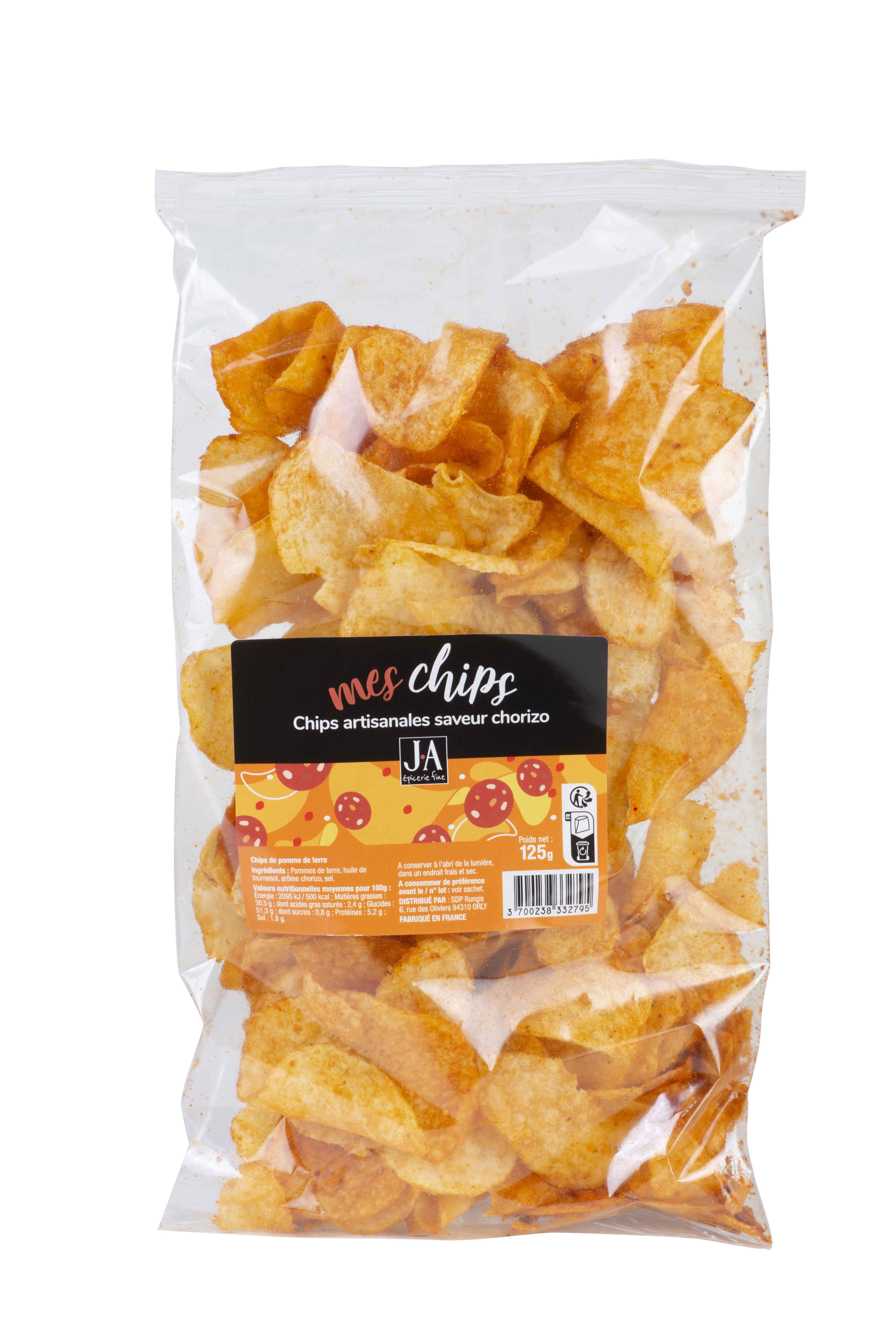 CHIPS ARTISANALES SAVEUR CHORIZO