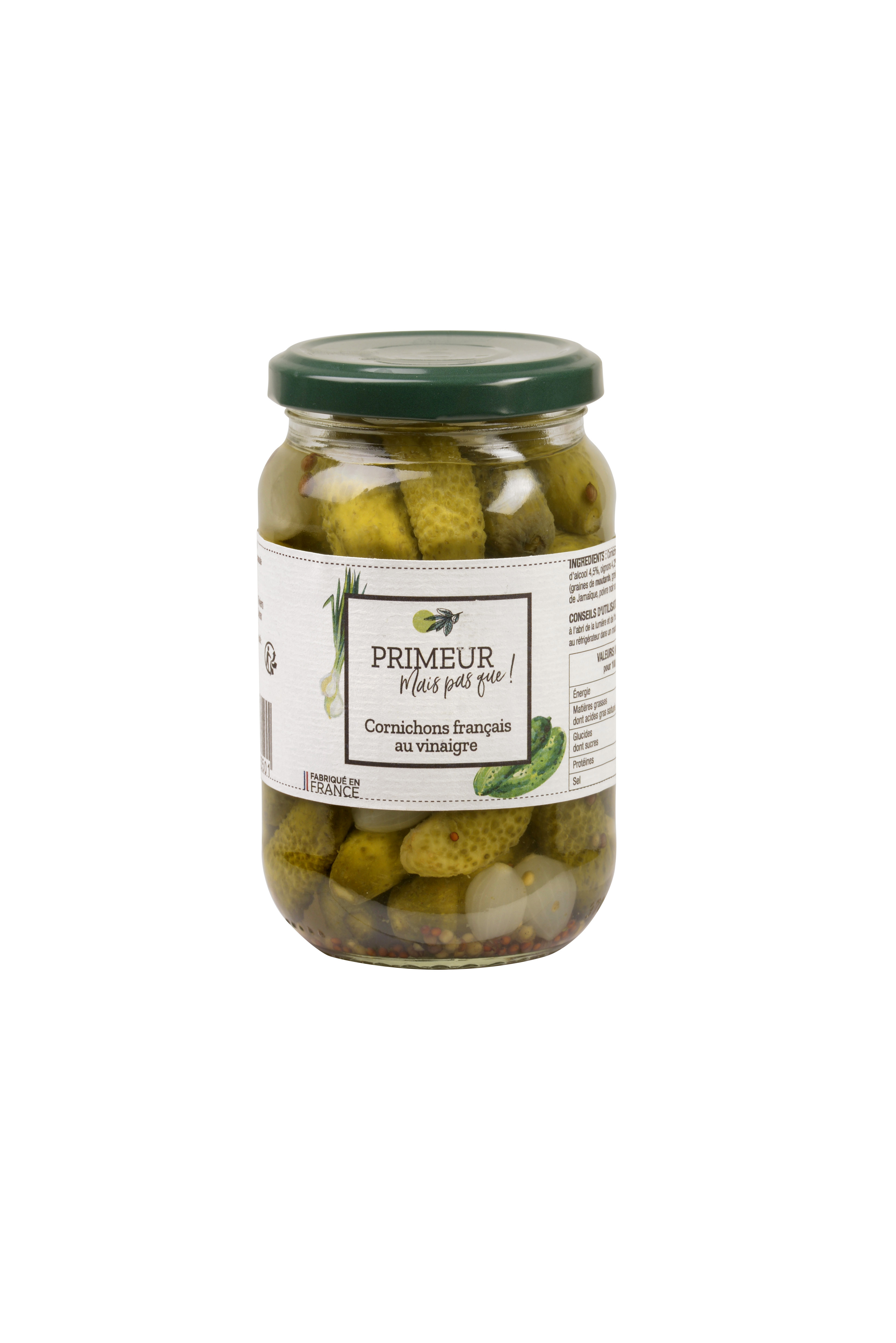 CORNICHONS Français AU VINAIGRE