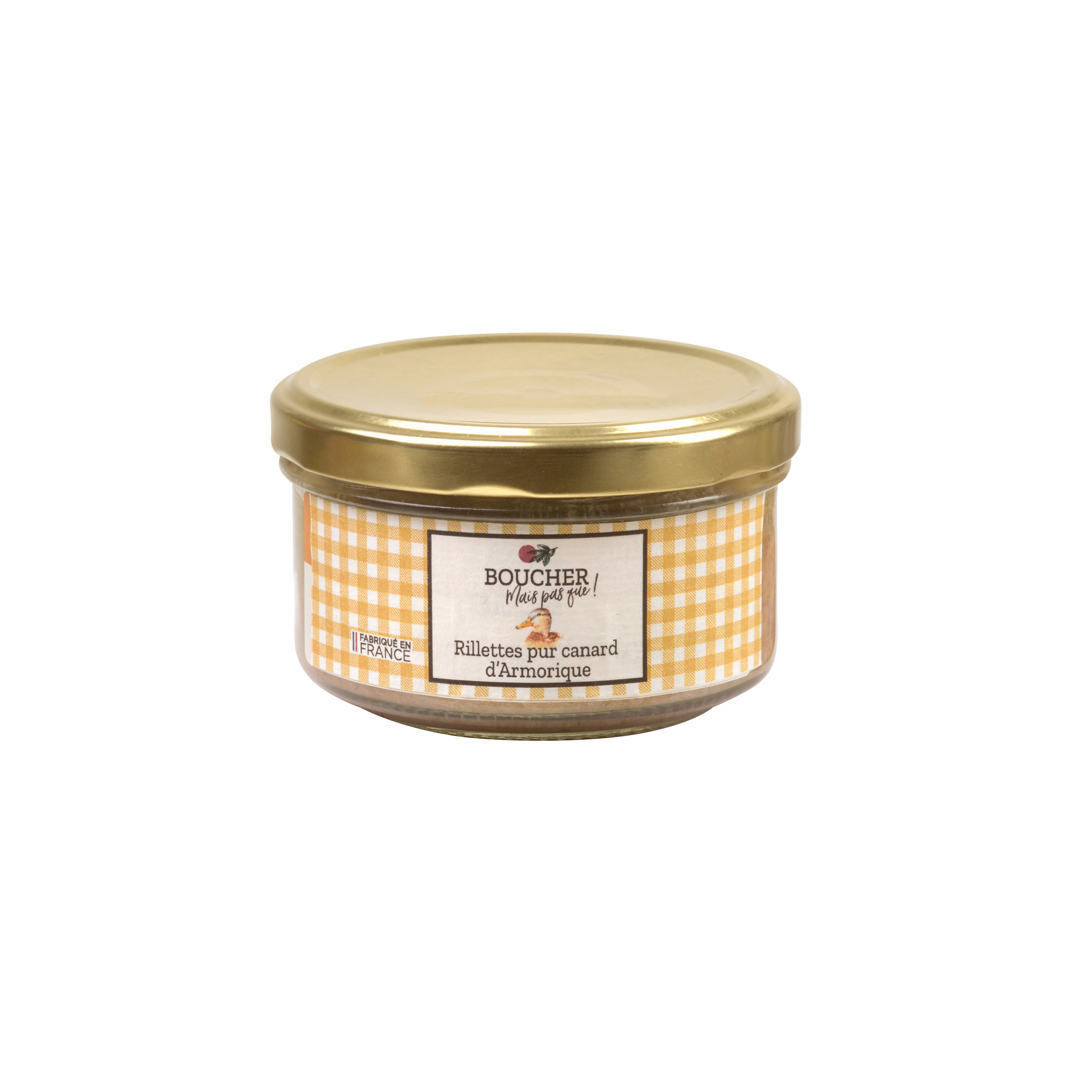 RILLETTES PUR CANARD D'ARMORIQUE