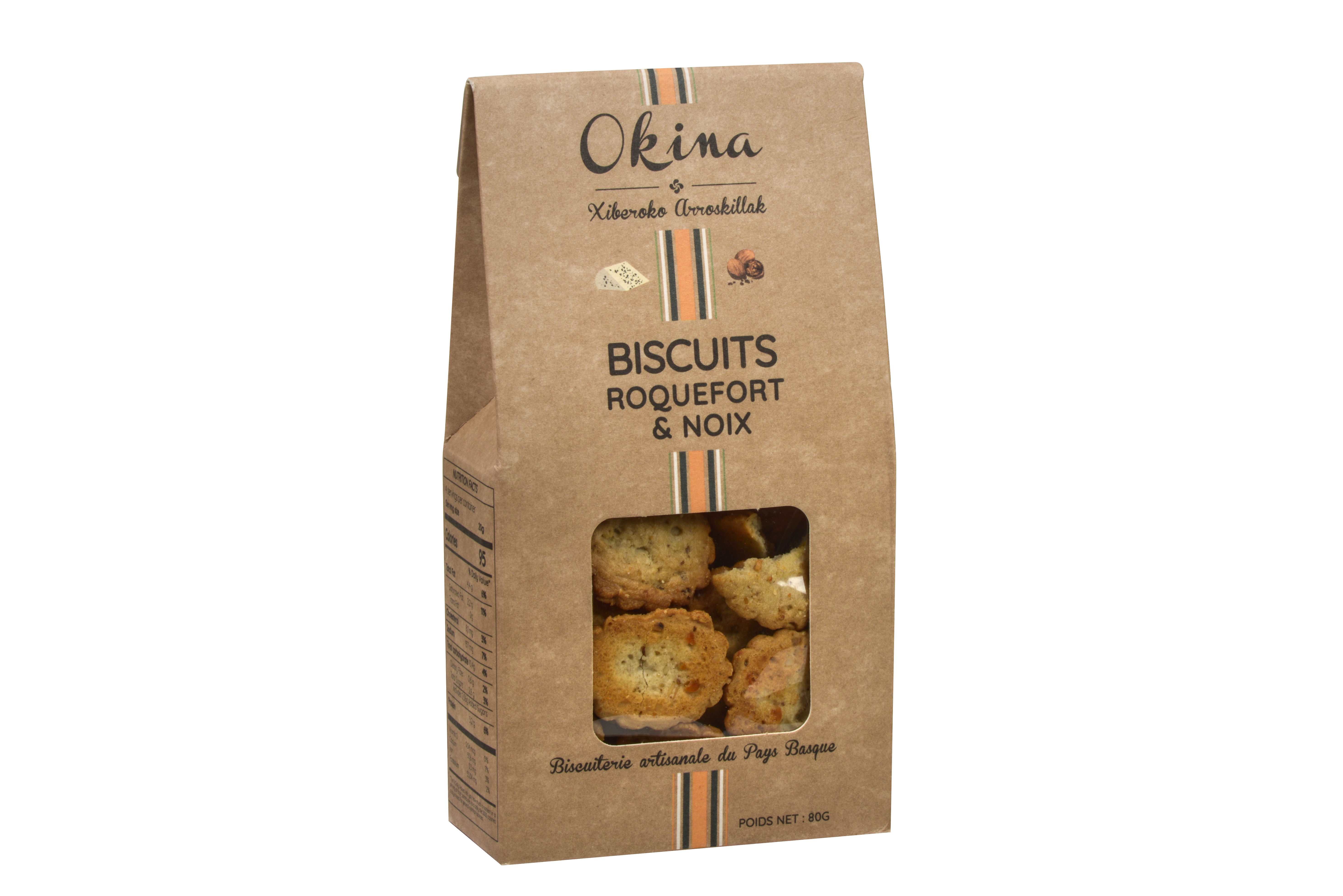 BISCUITS ROQUEFORT NOIX
