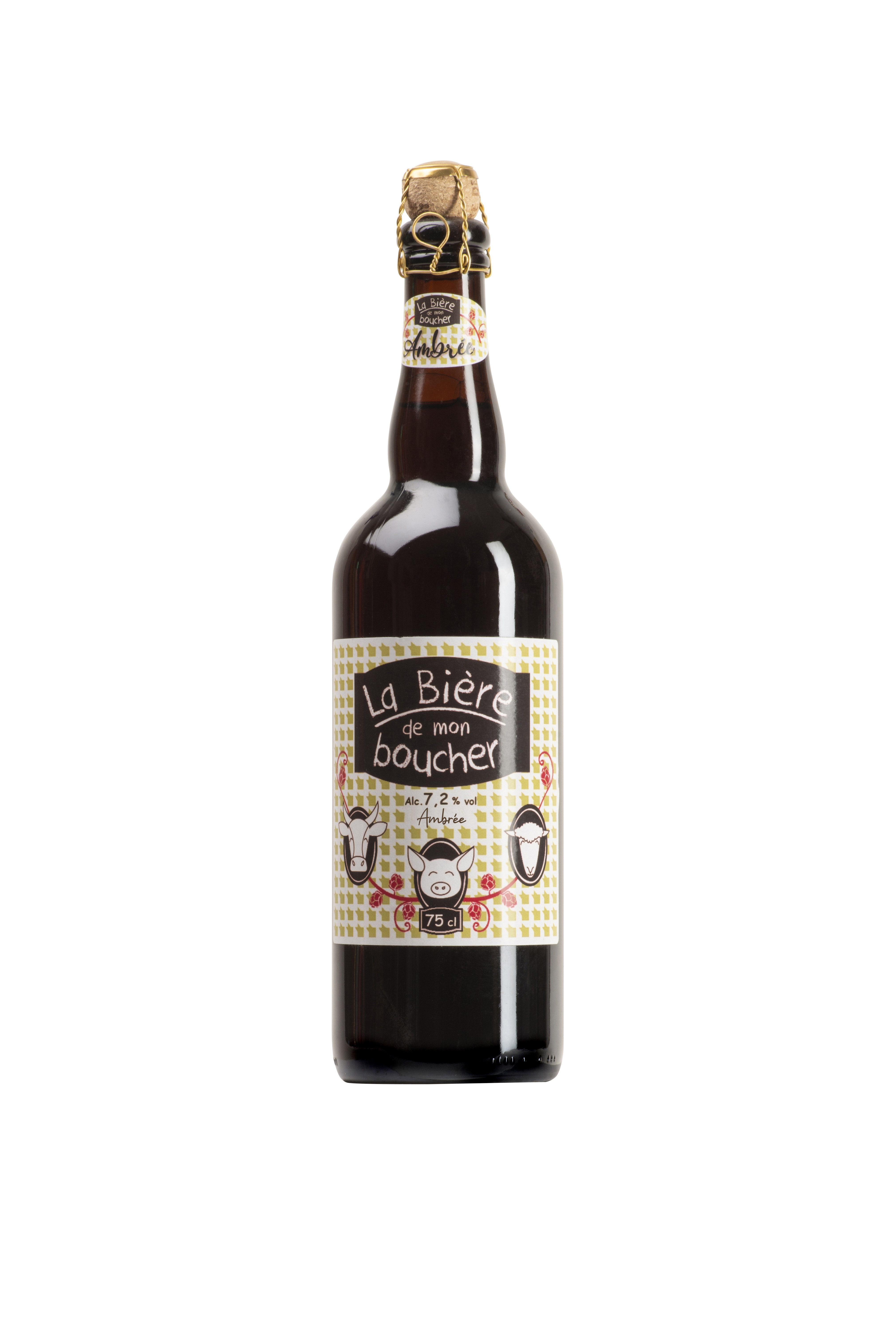 BIERE DE MON BOUCHER AMBREE 7,2°