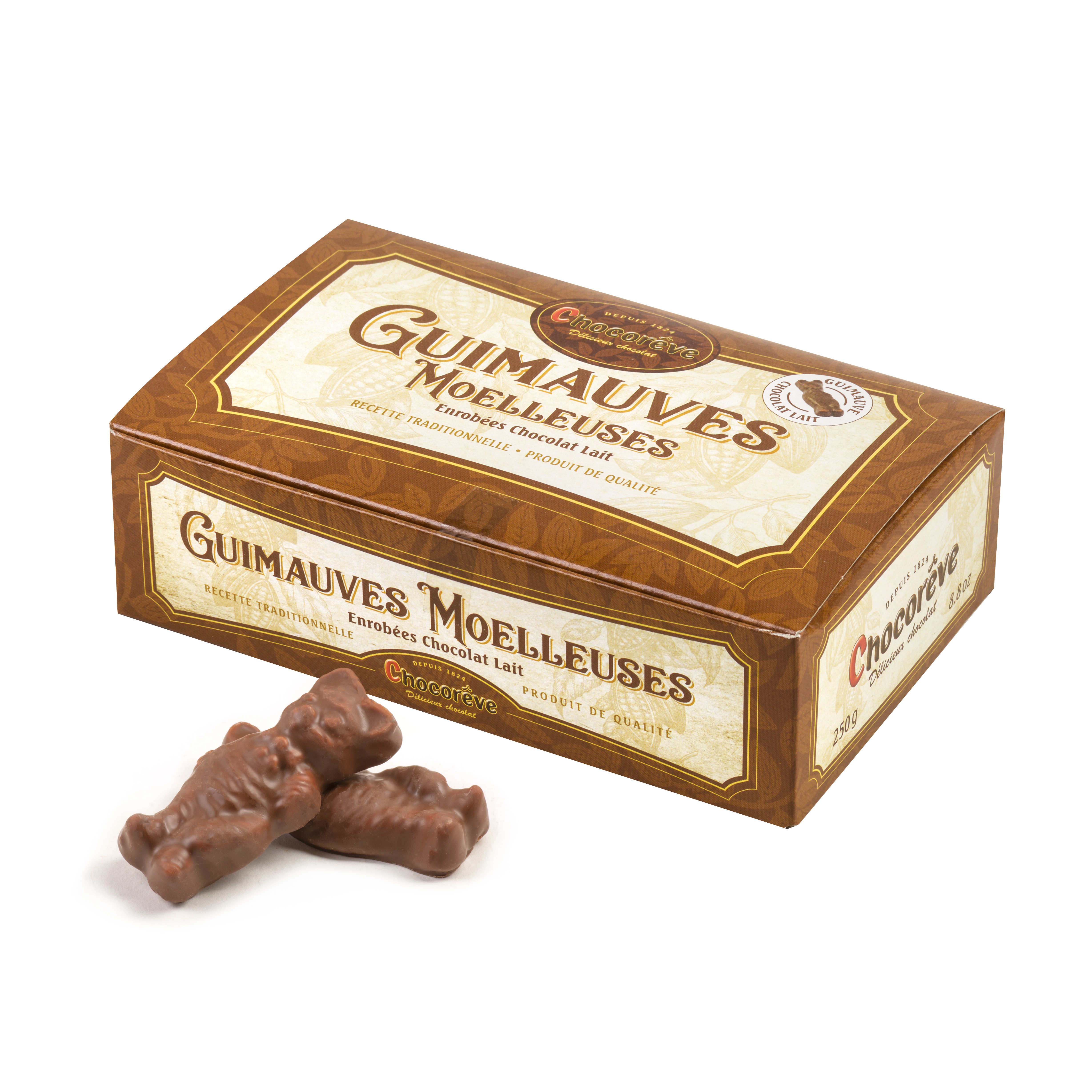 BOITE GUIMAUVE OURSON CHOCOLAT LAIT 
