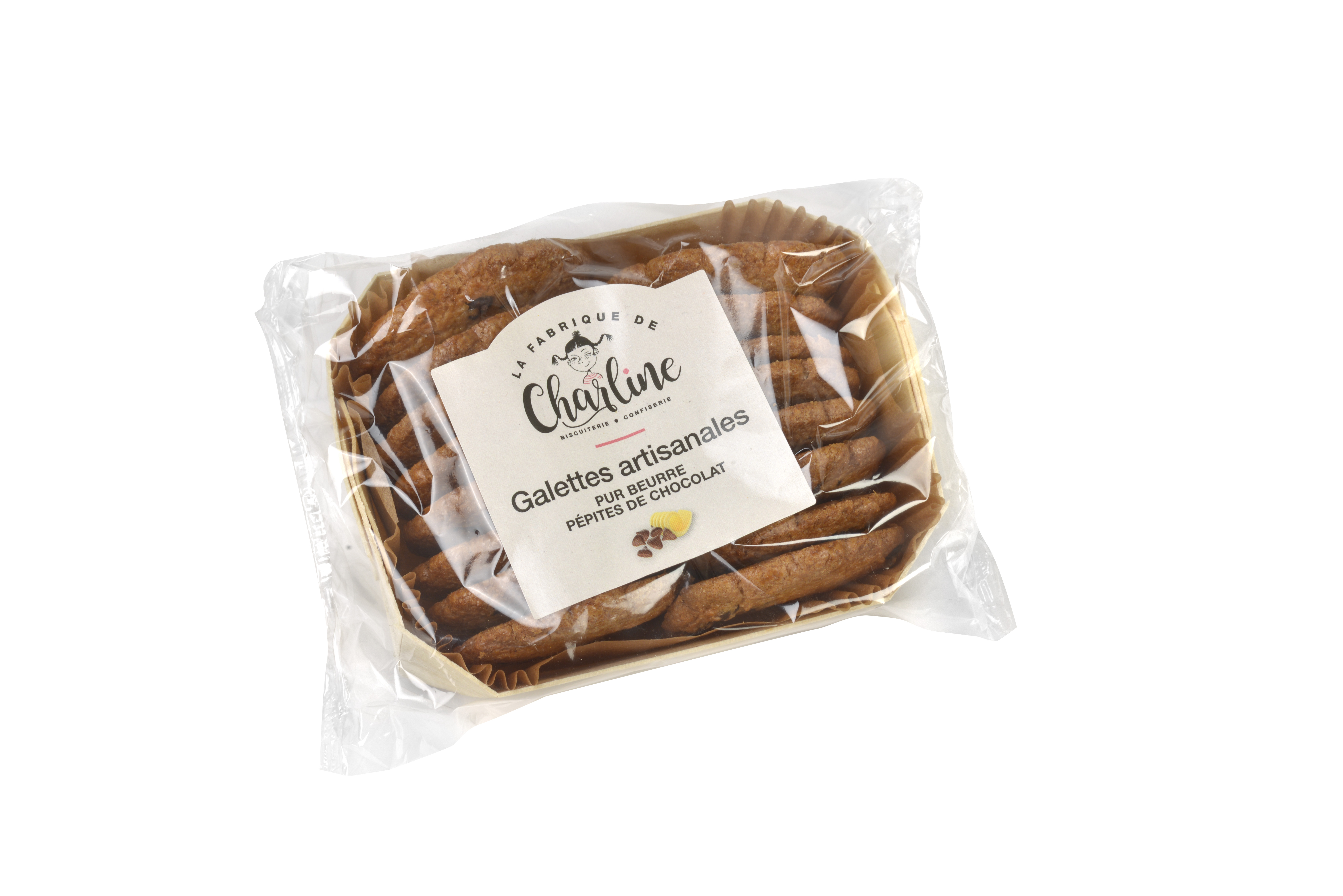 GALETTES ARTISANALES PUR BEURRE PEPITES DE CHOCOLAT