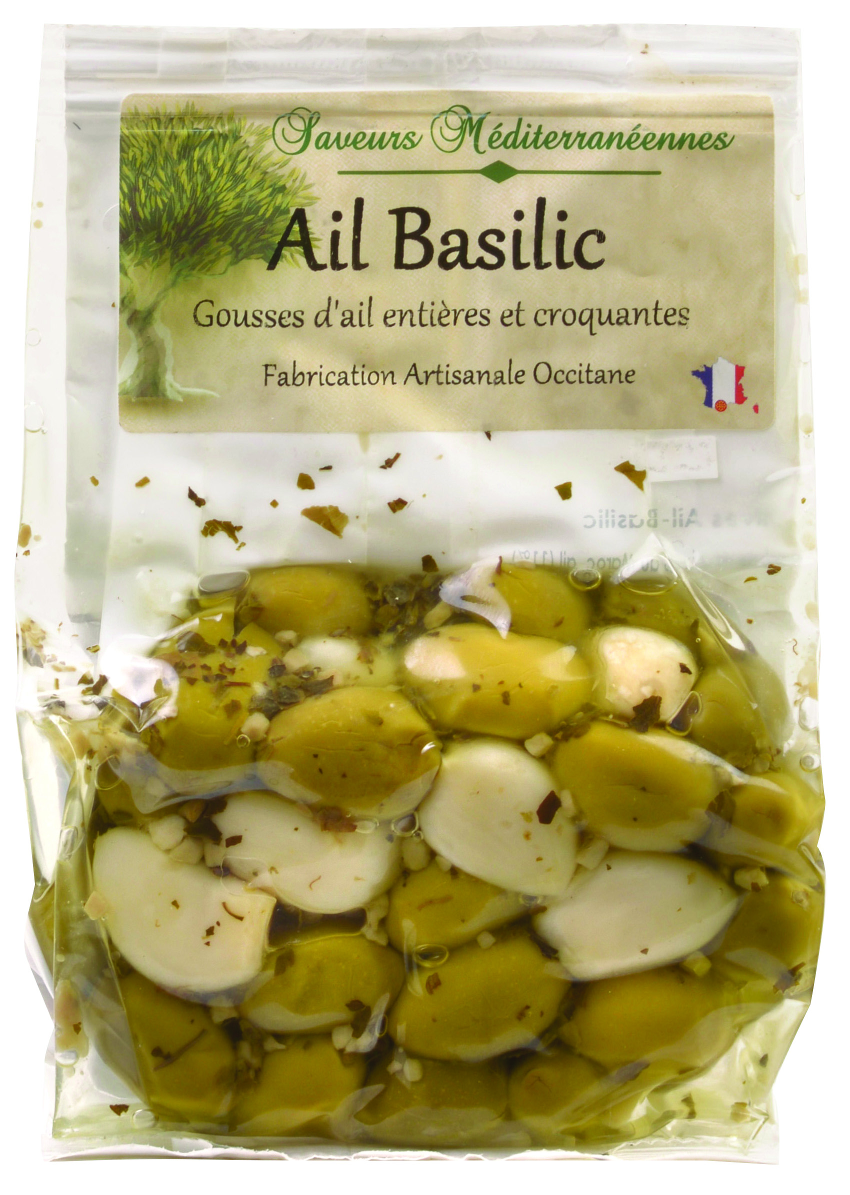 OLIVES VERTES AIL BASILIC