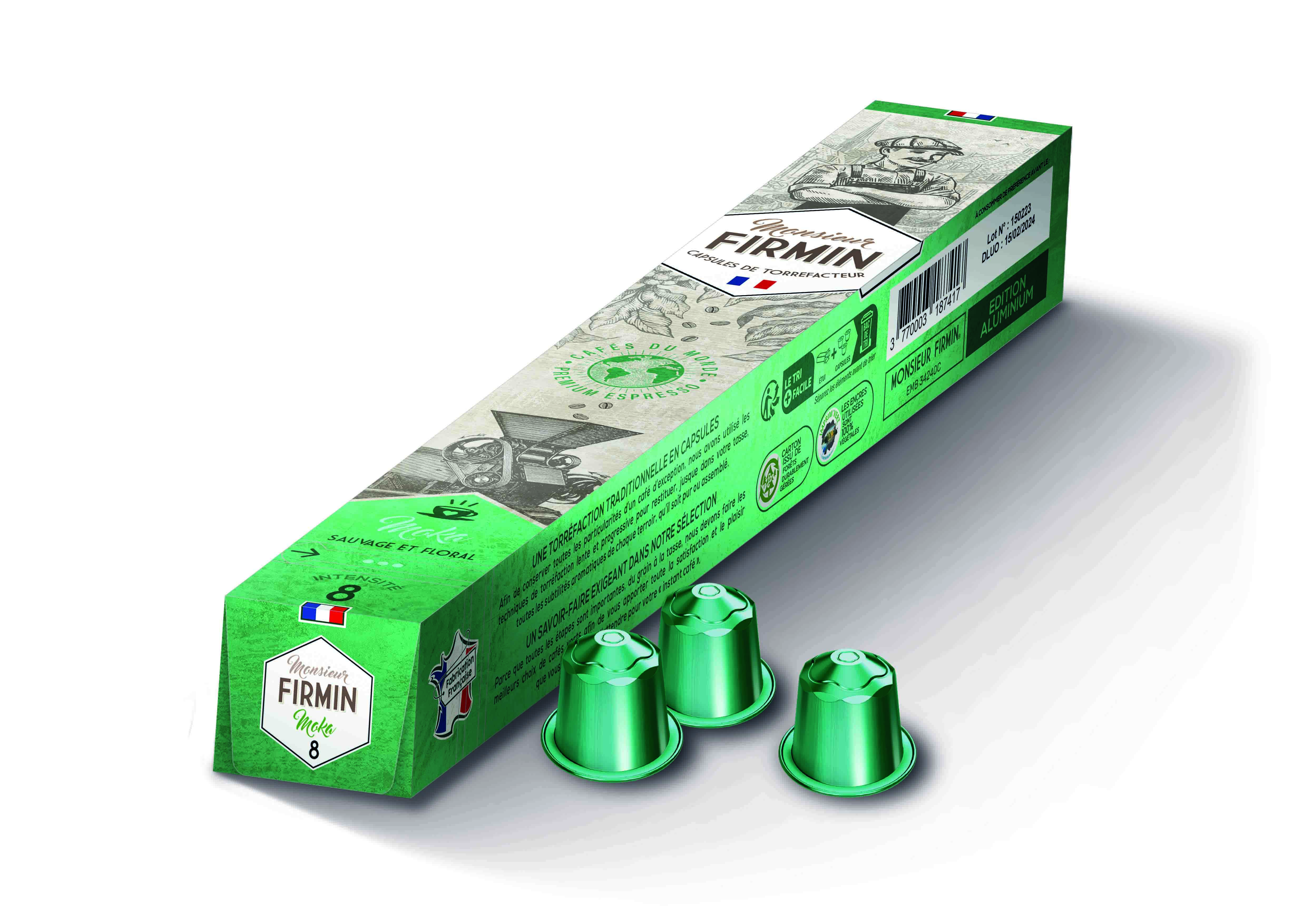 CAPSULES CAFE COMPATIBLE NESPRESSO MOKA ETHIOPIE
