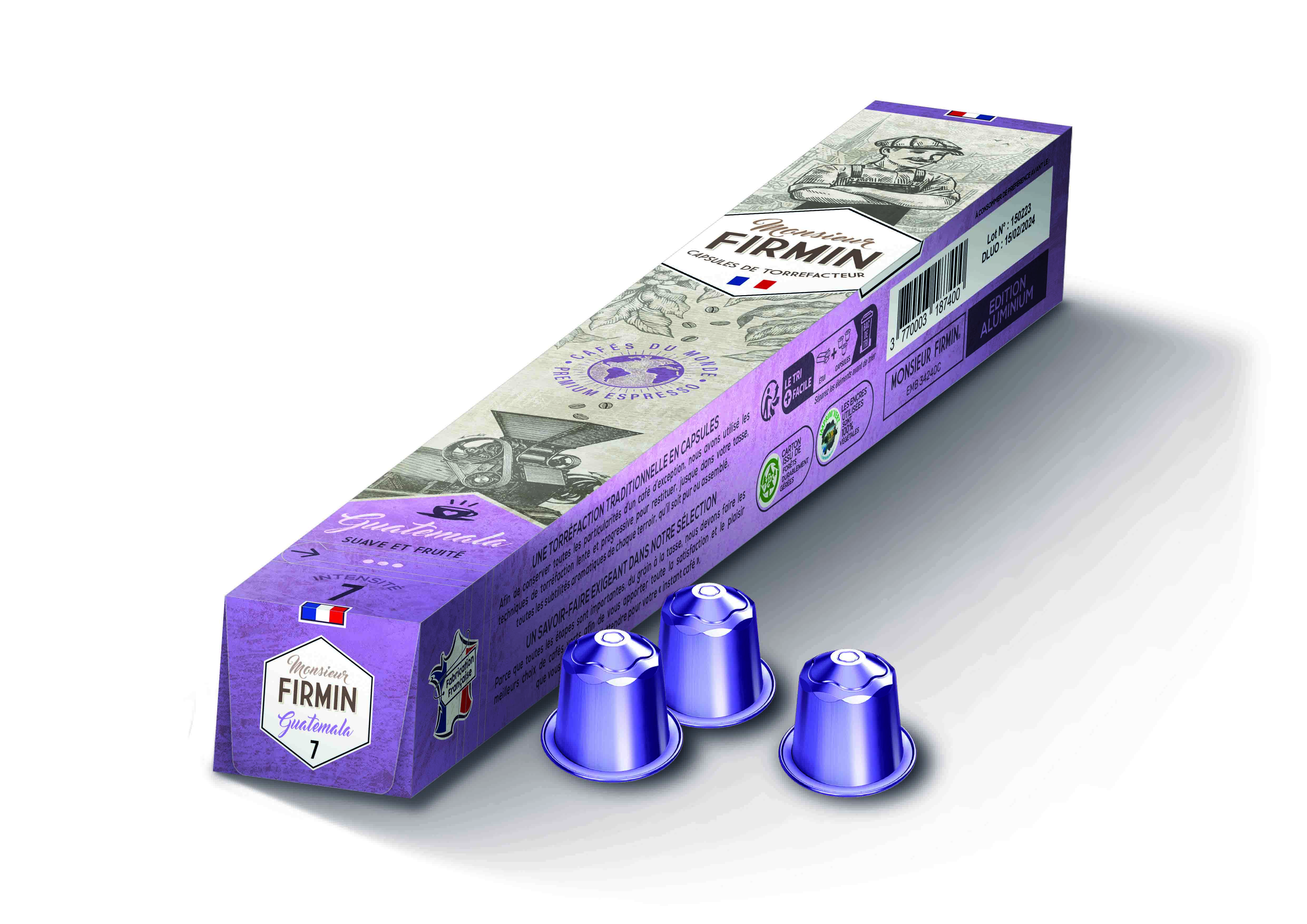 CAPSULES CAFE COMPATIBLE NESPRESSO GUATEMALA