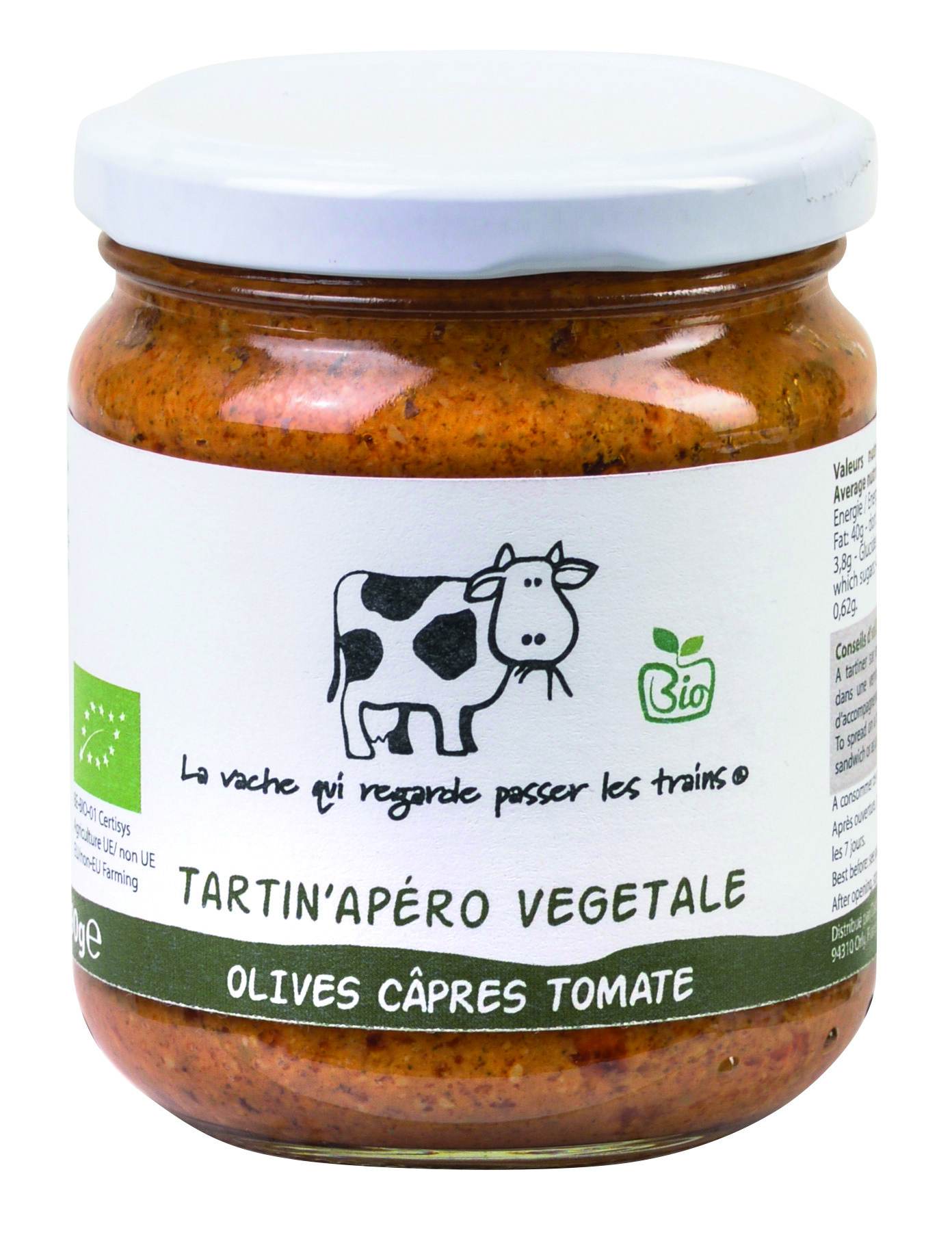 TARTIN’APERO VEGETALE OLIVES CÂPRES TOMATE BIO