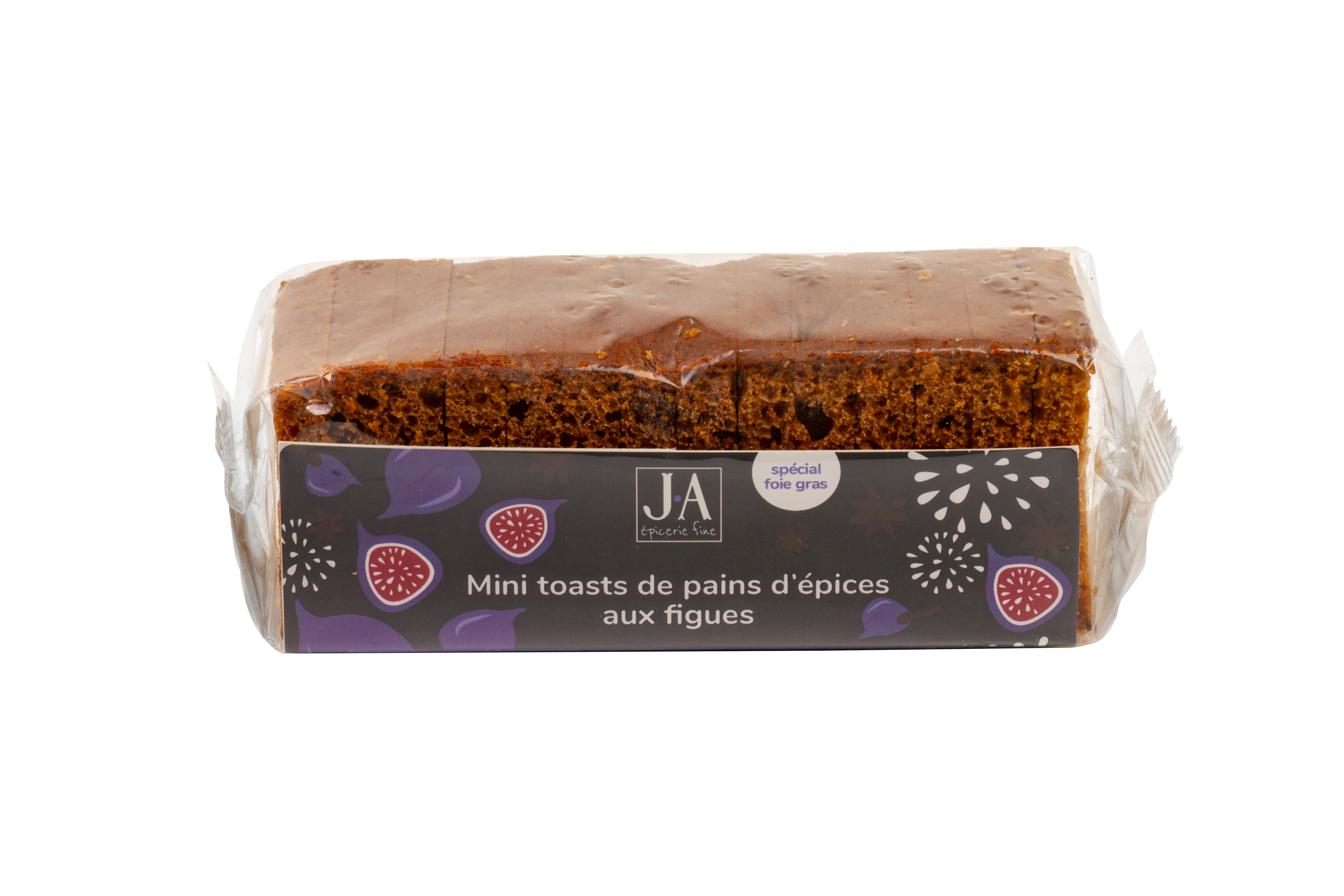 MINI TOASTS DE PAINS D'EPICES AUX FIGUES