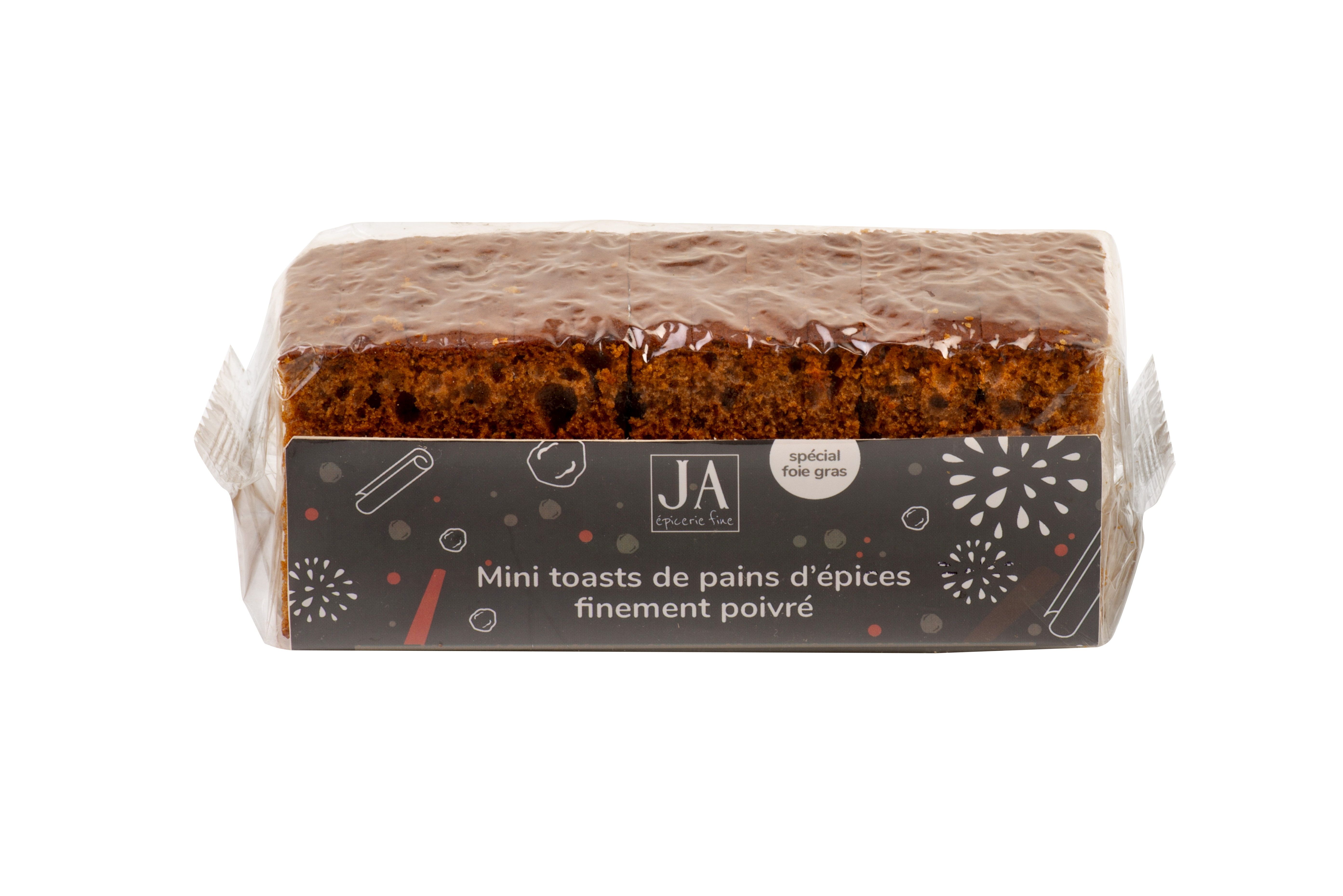 MINI TOASTS DE PAINS D'EPICES FINEMENT POIVRE