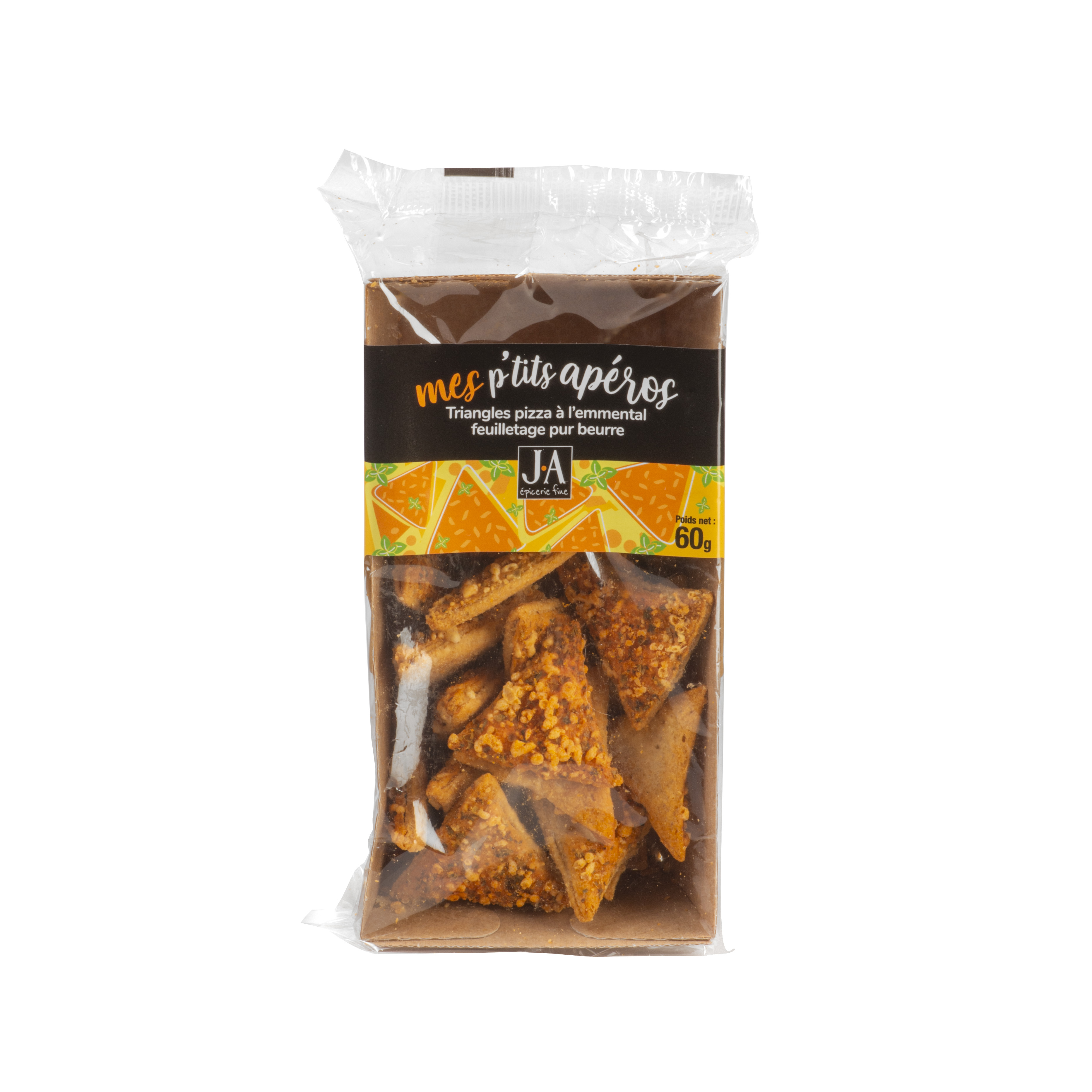 TRIANGLES PIZZA A L'EMMENTAL FEUILLETAGE