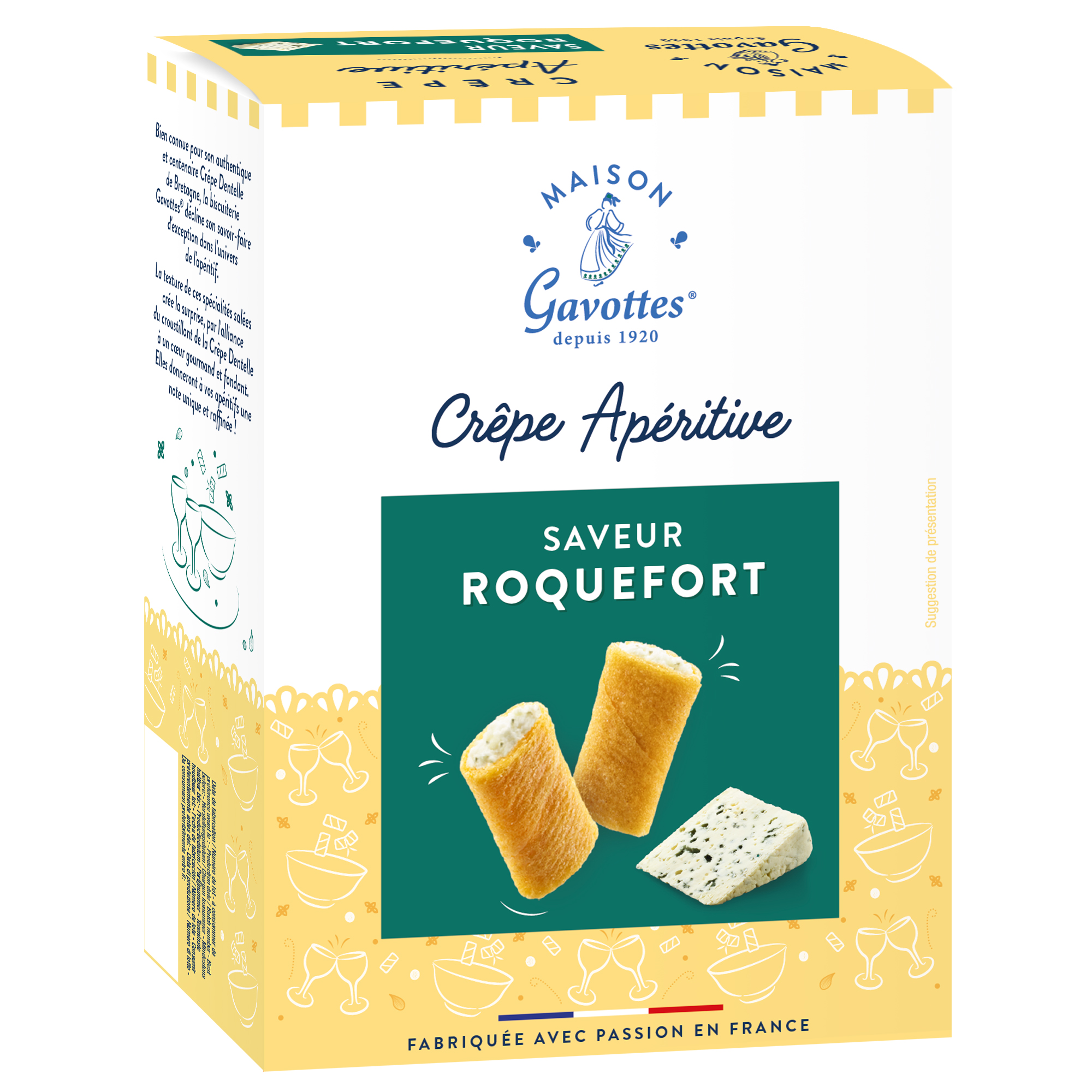 CREPE APERITIVE SAVEUR ROQUEFORT