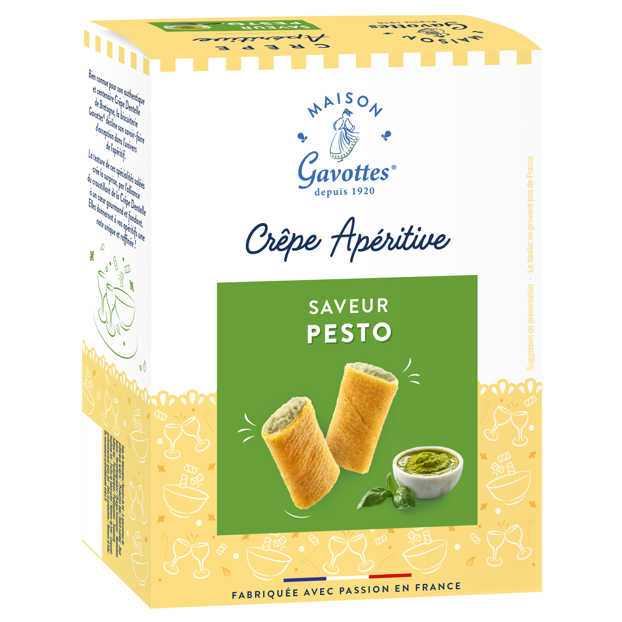 CREPE APERITIVE SAVEUR PESTO