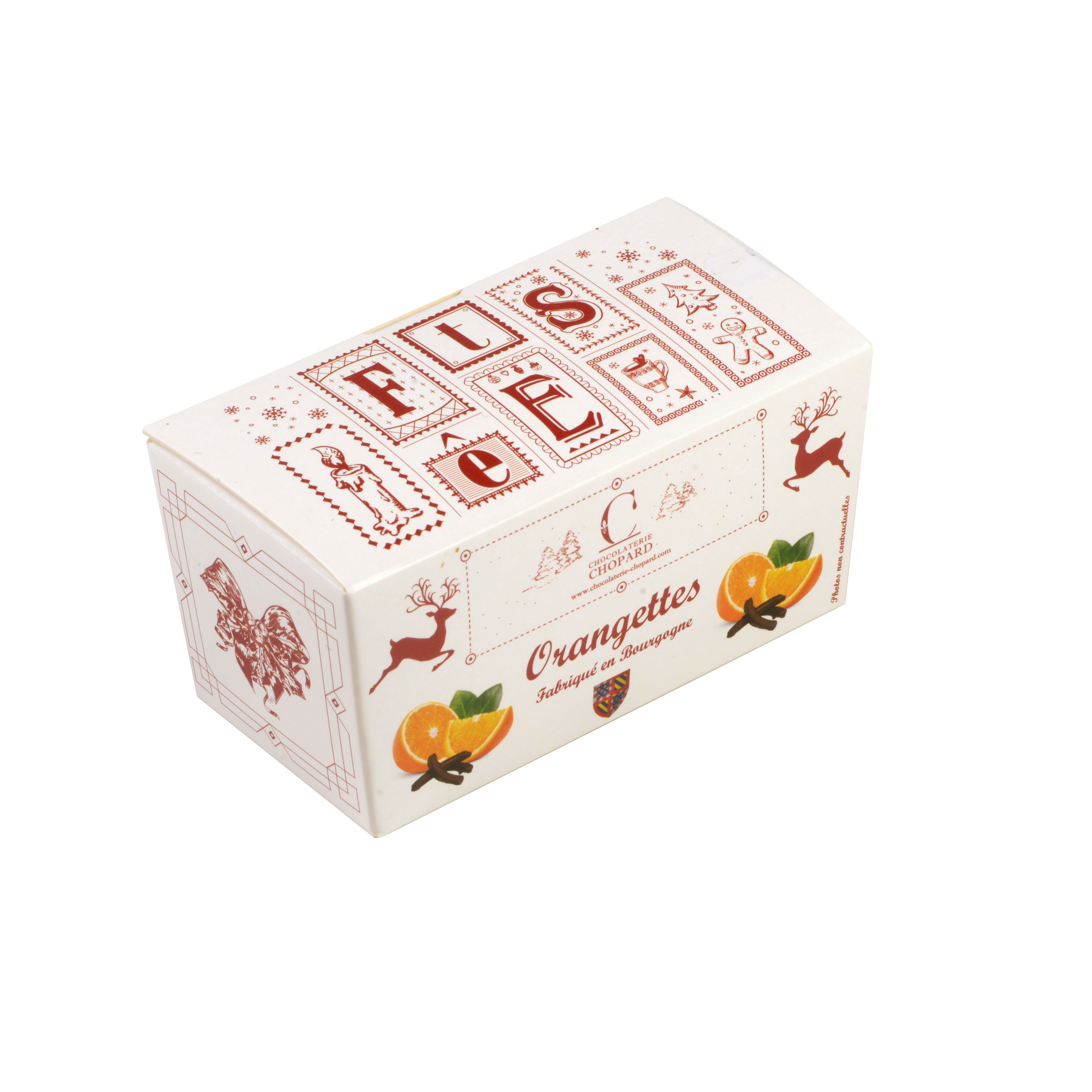 BALLOTIN ORANGETTES CHOCOLAT NOIR