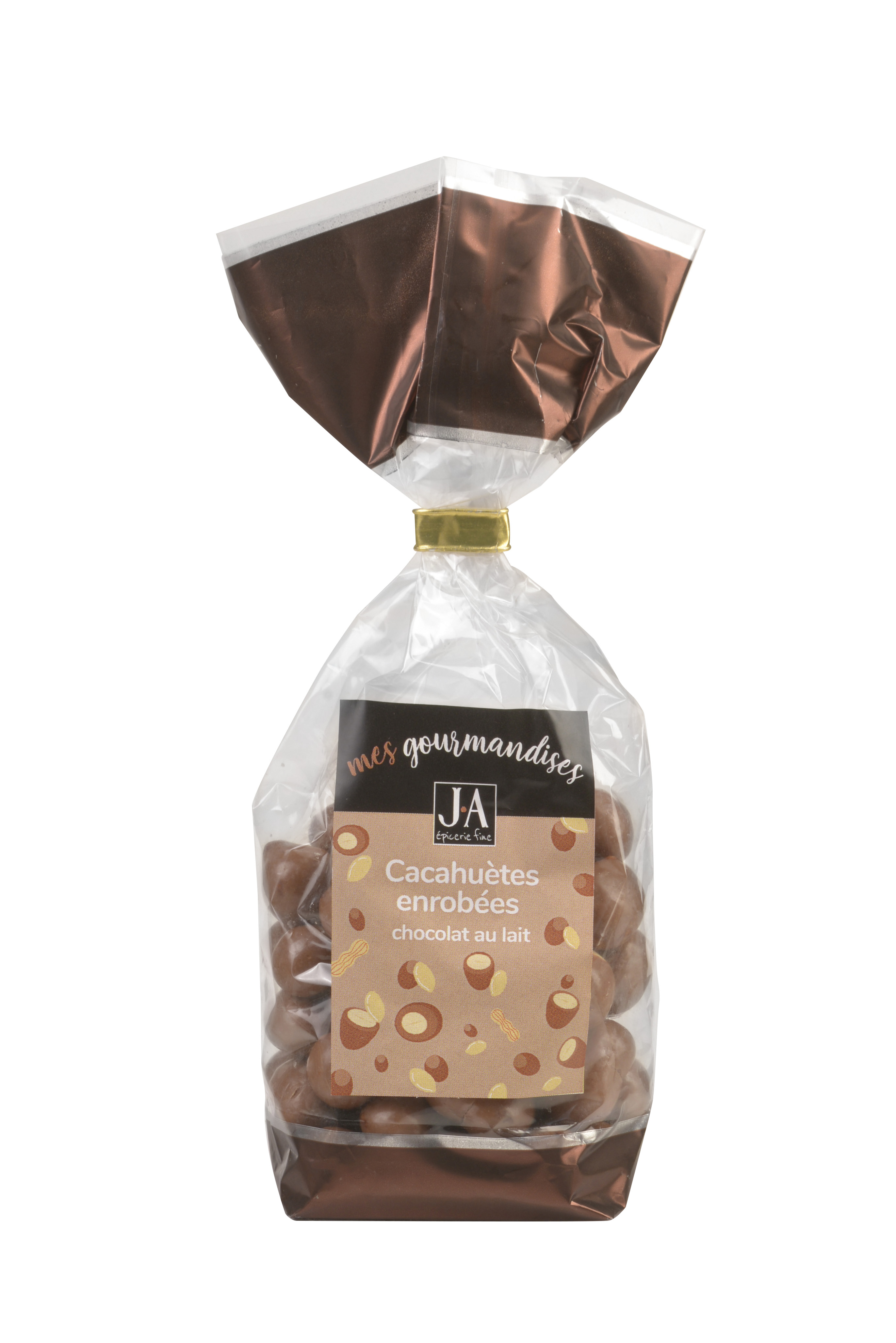 CACAHUETES ENROBEES CHOCOLAT LAIT