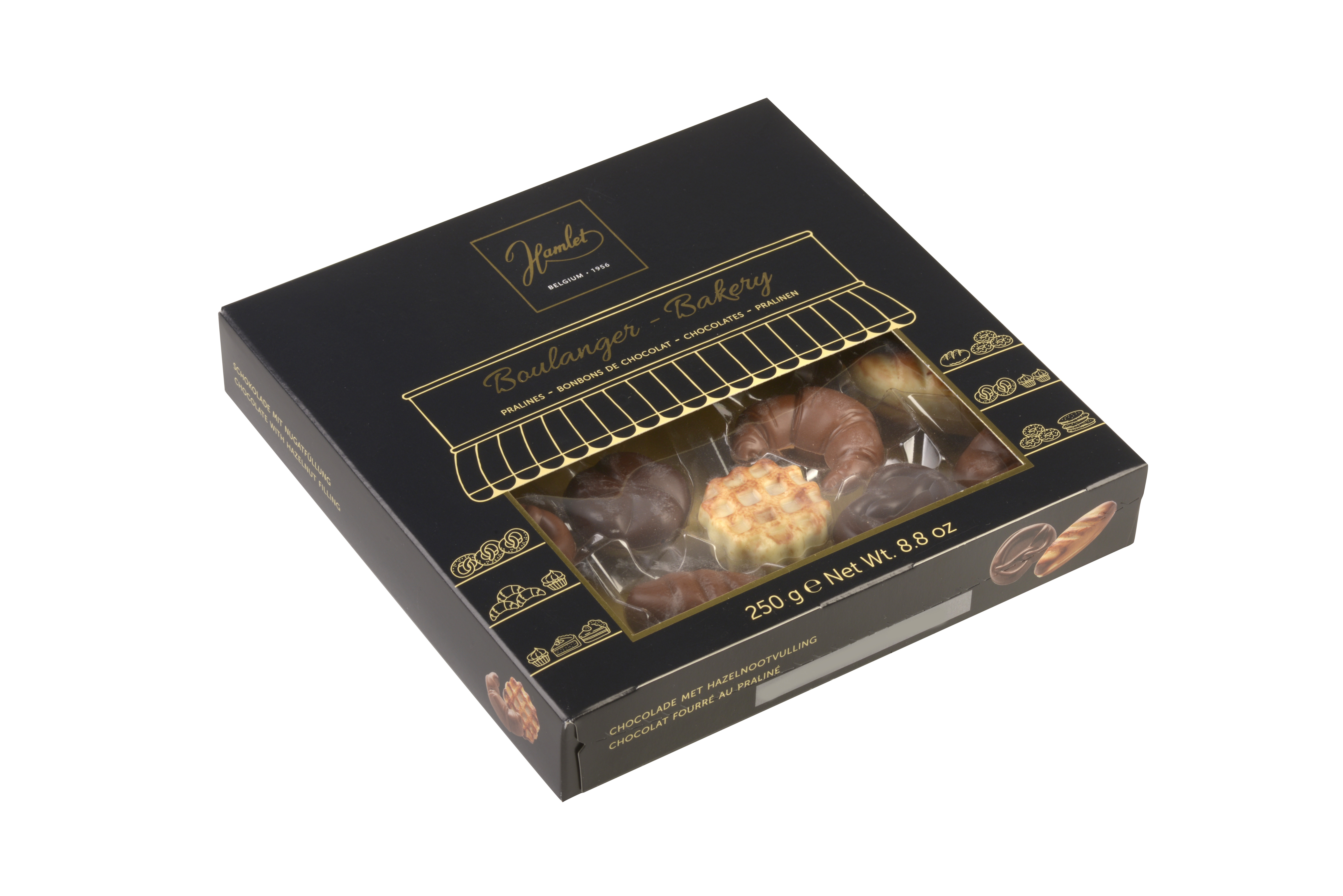 BOITE CHOCOLAT PRALINE DECOR BOULANGERIE