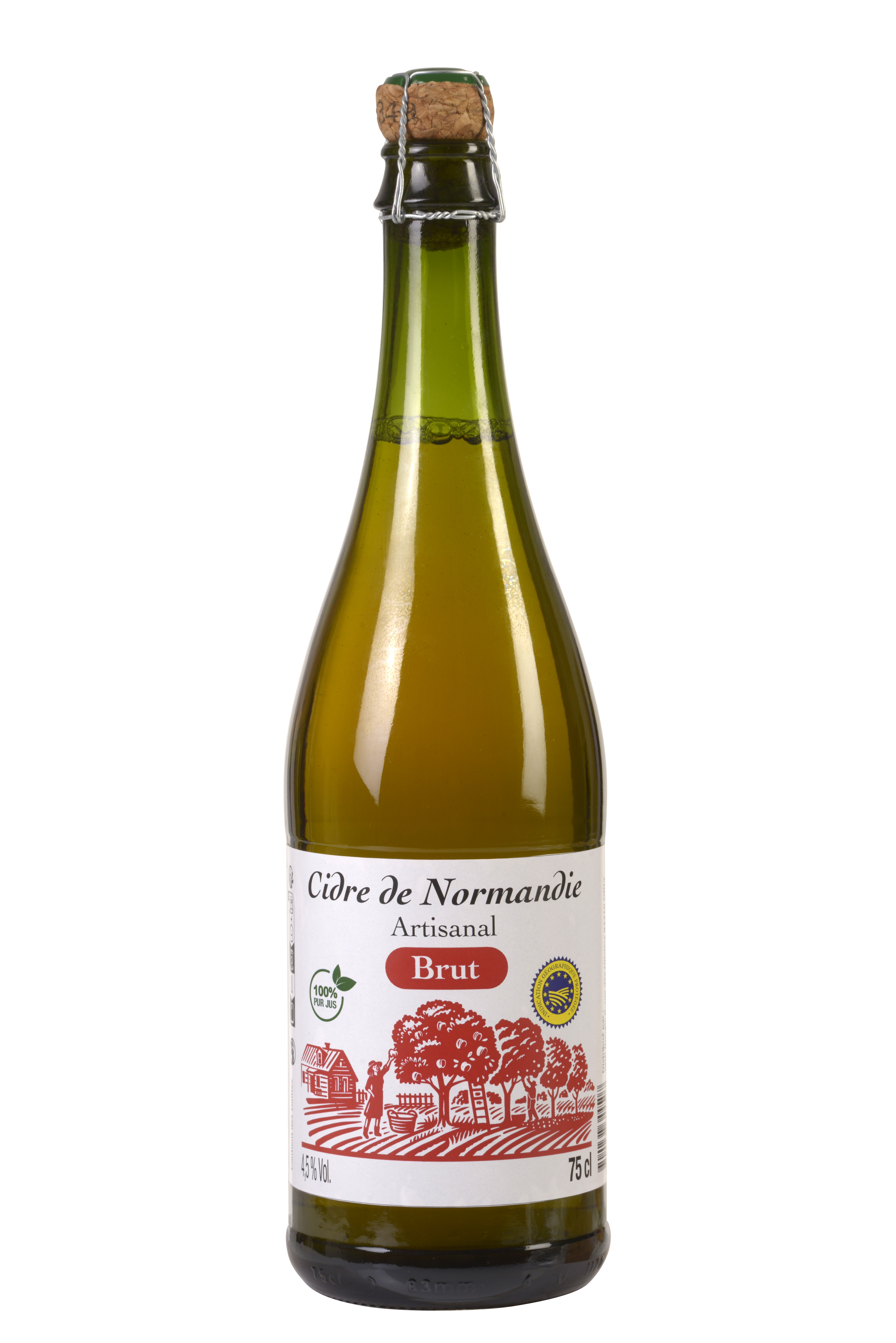 CIDRE DE NORMANDIE IGP ARTISANAL BRUT