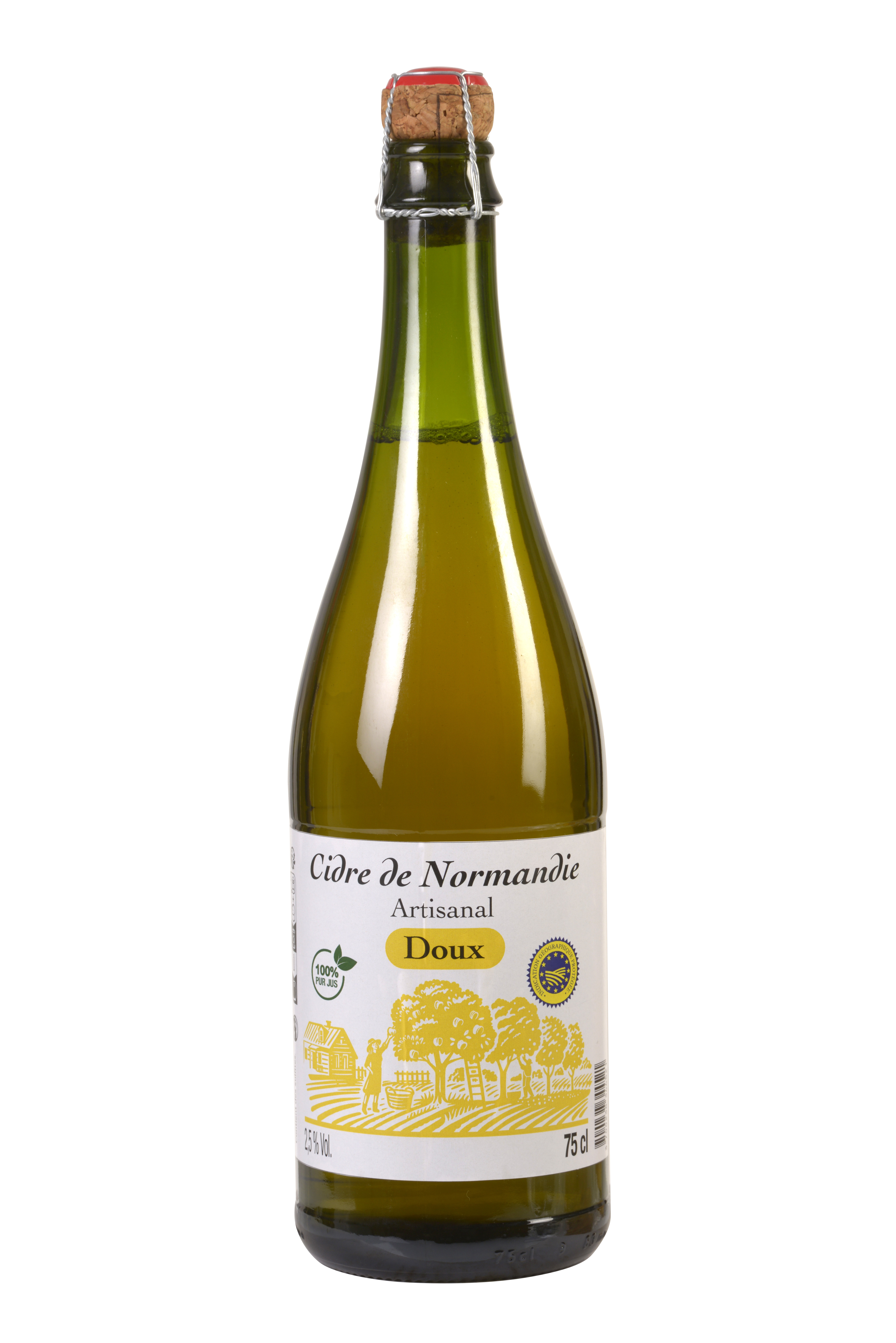 CIDRE DE NORMANDIE IGP ARTISANAL DOUX
