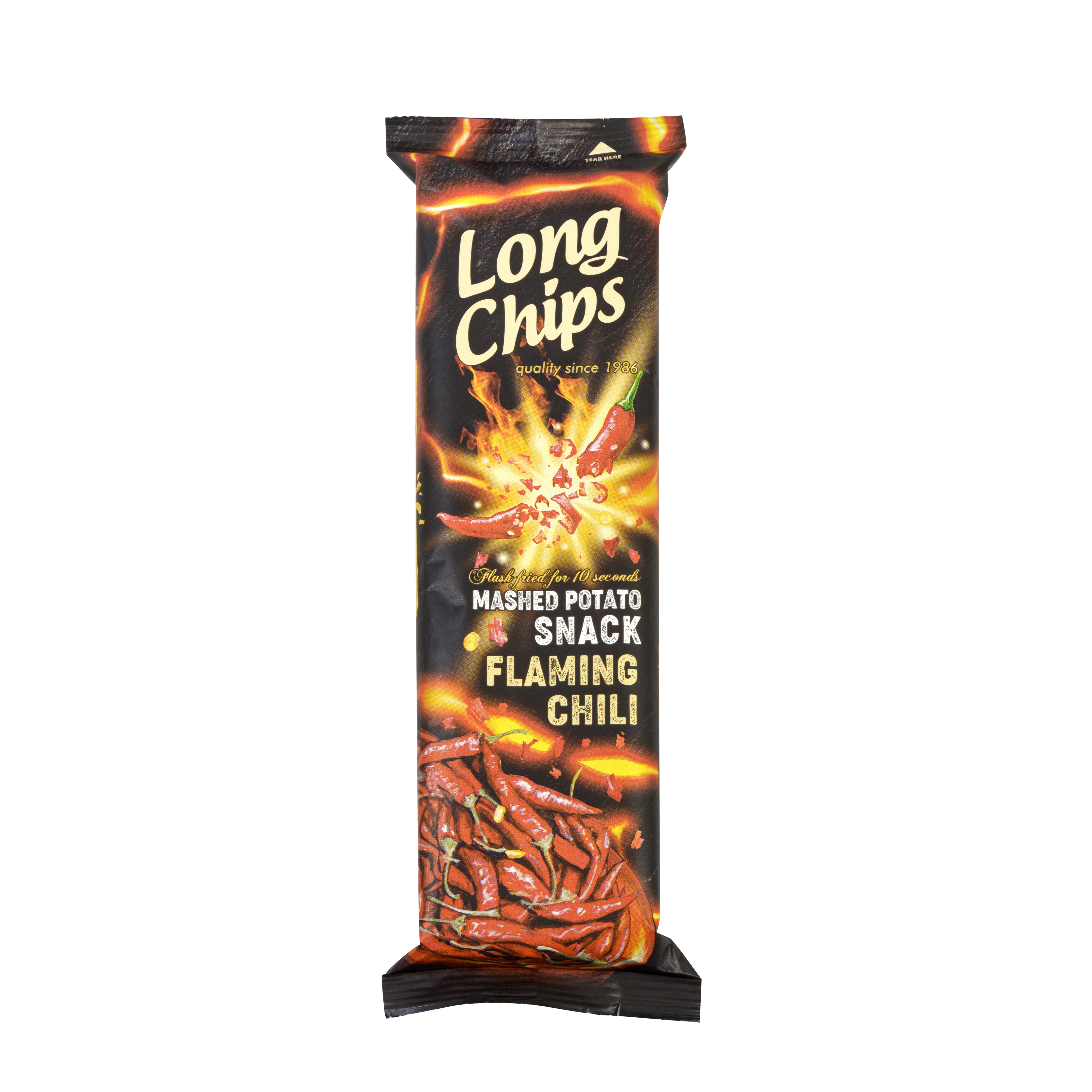 LONG CHIPS FLAMING CHILI