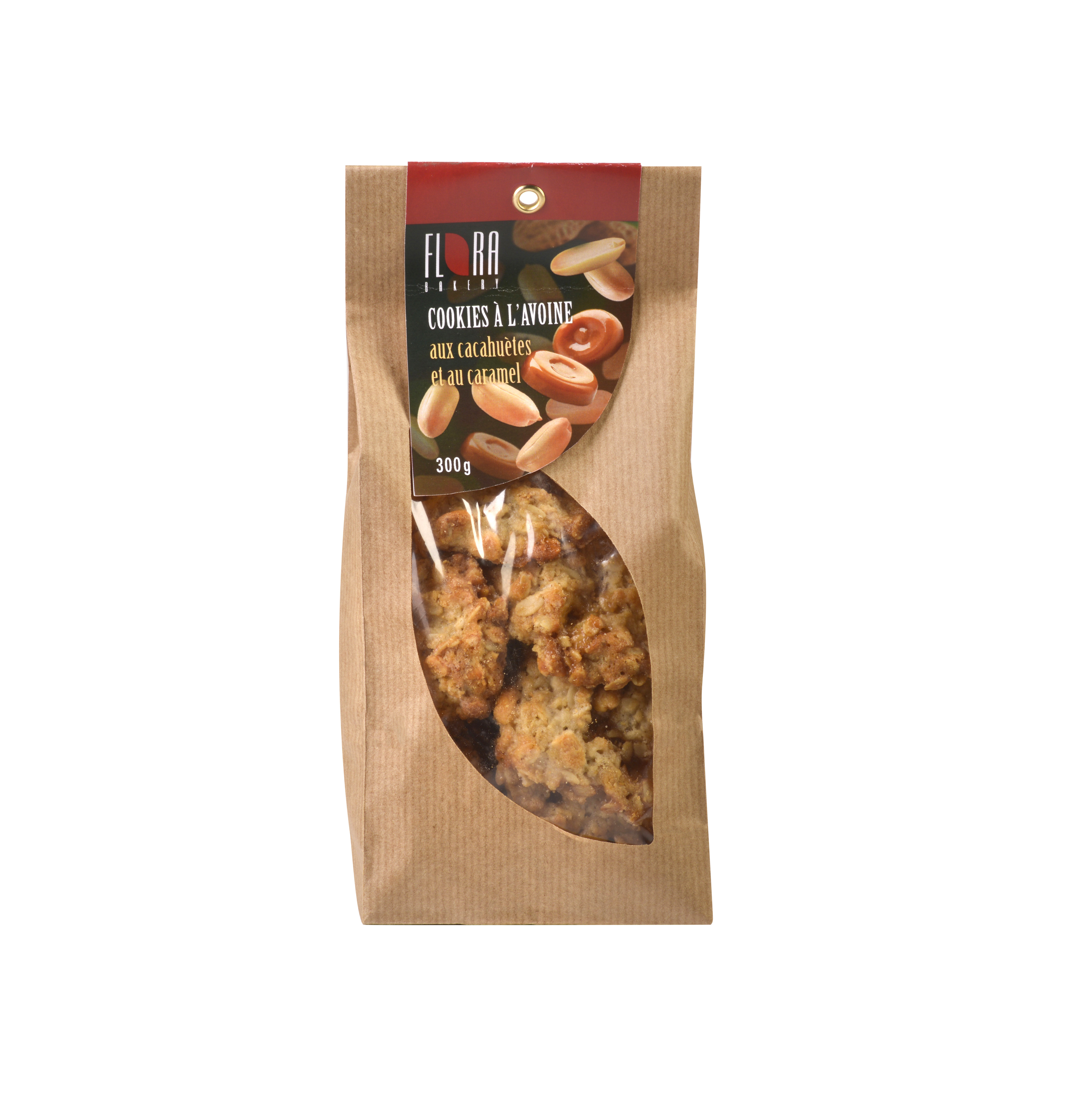 COOKIES AVOINE CACAHUETES CARAMEL