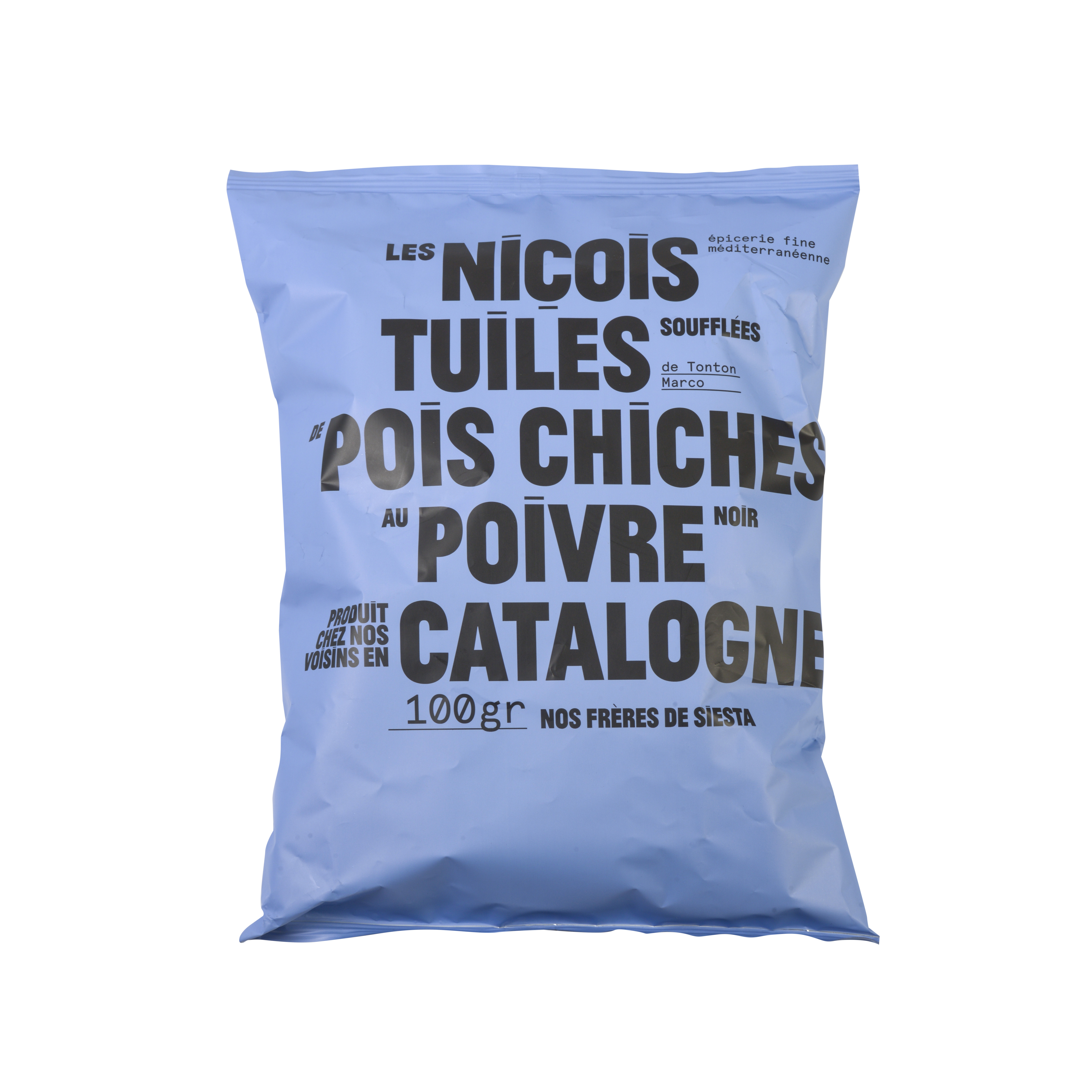 TUILES POIS CHICHES POIVRE NOIR