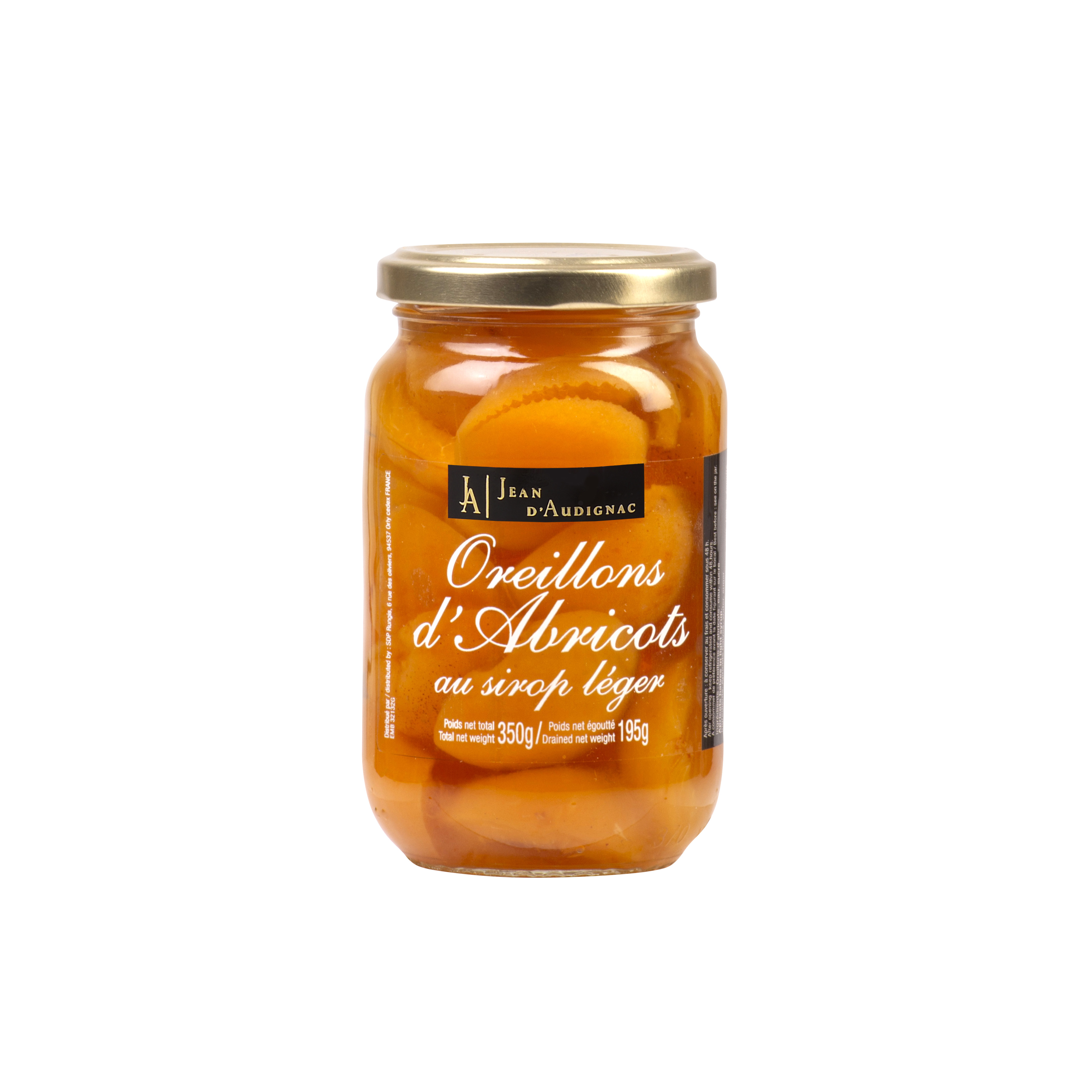 OREILLONS D'ABRICOTS AU SIROP