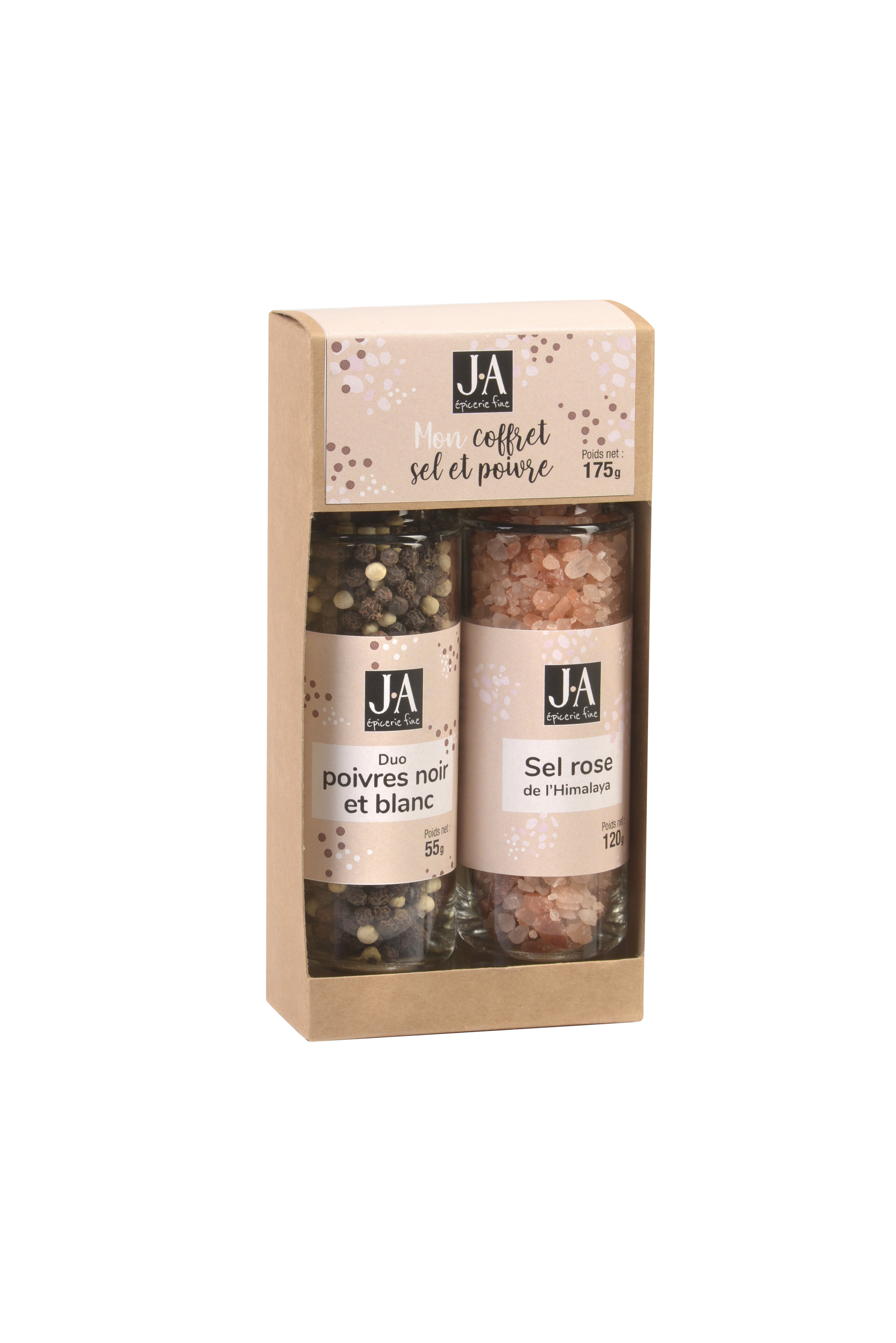 COFFRET SEL 120G ET POIVRES 55G