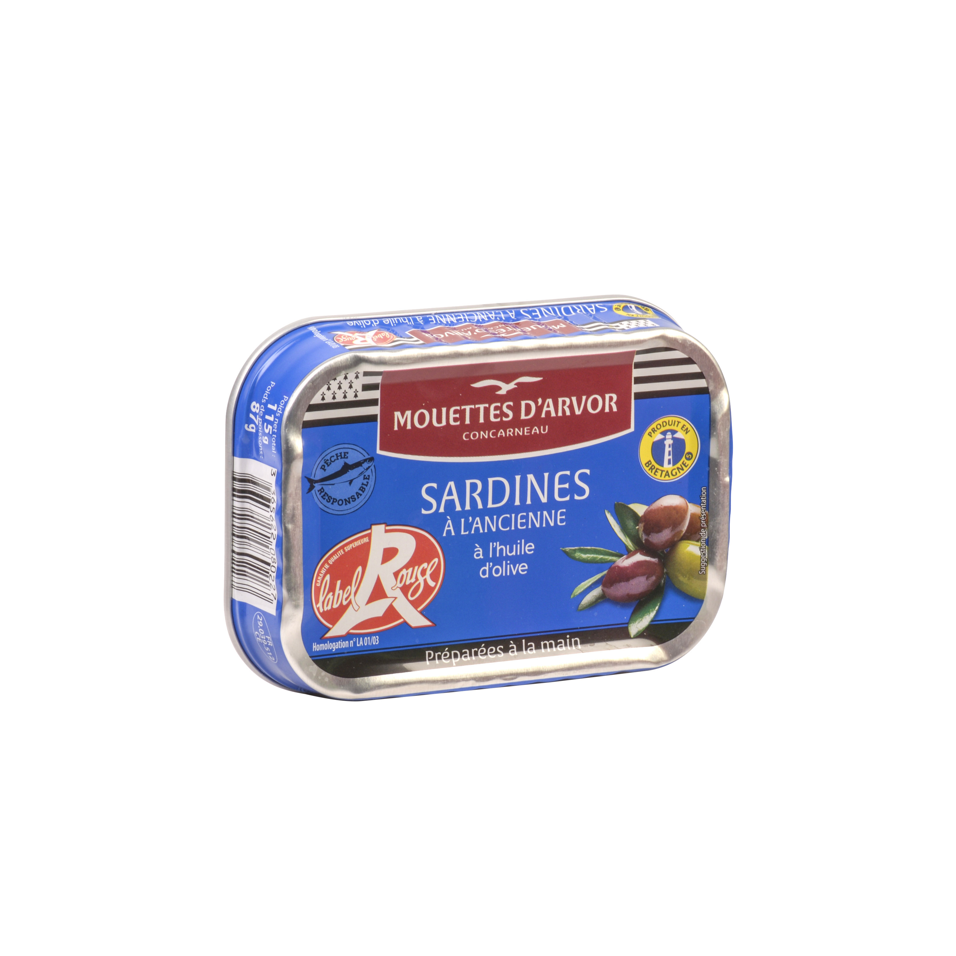 SARDINES A L'ANCIENNE LABEL ROUGE