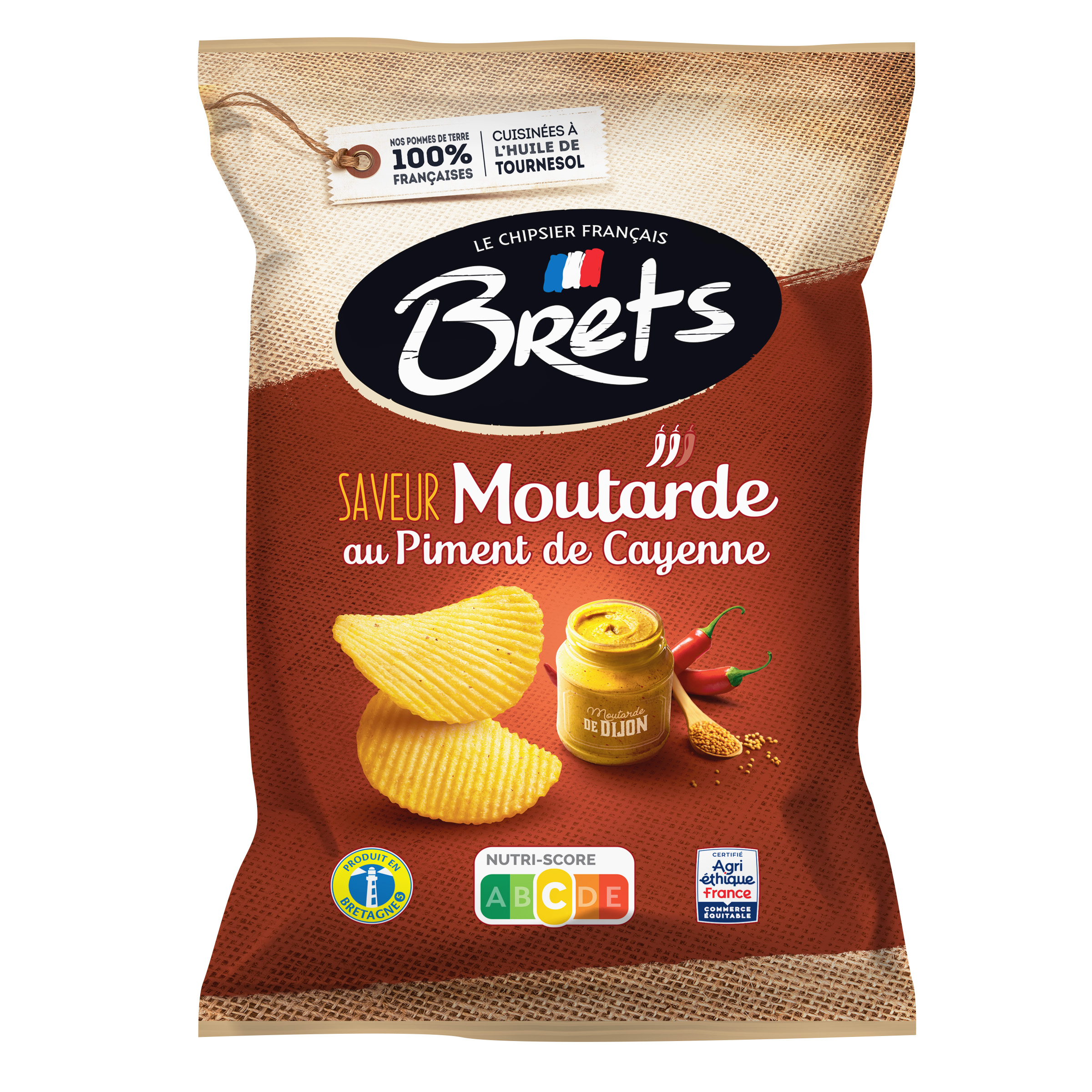 CHIPS BRETS MOUTARDE AU PIMENT DE CAYENNE