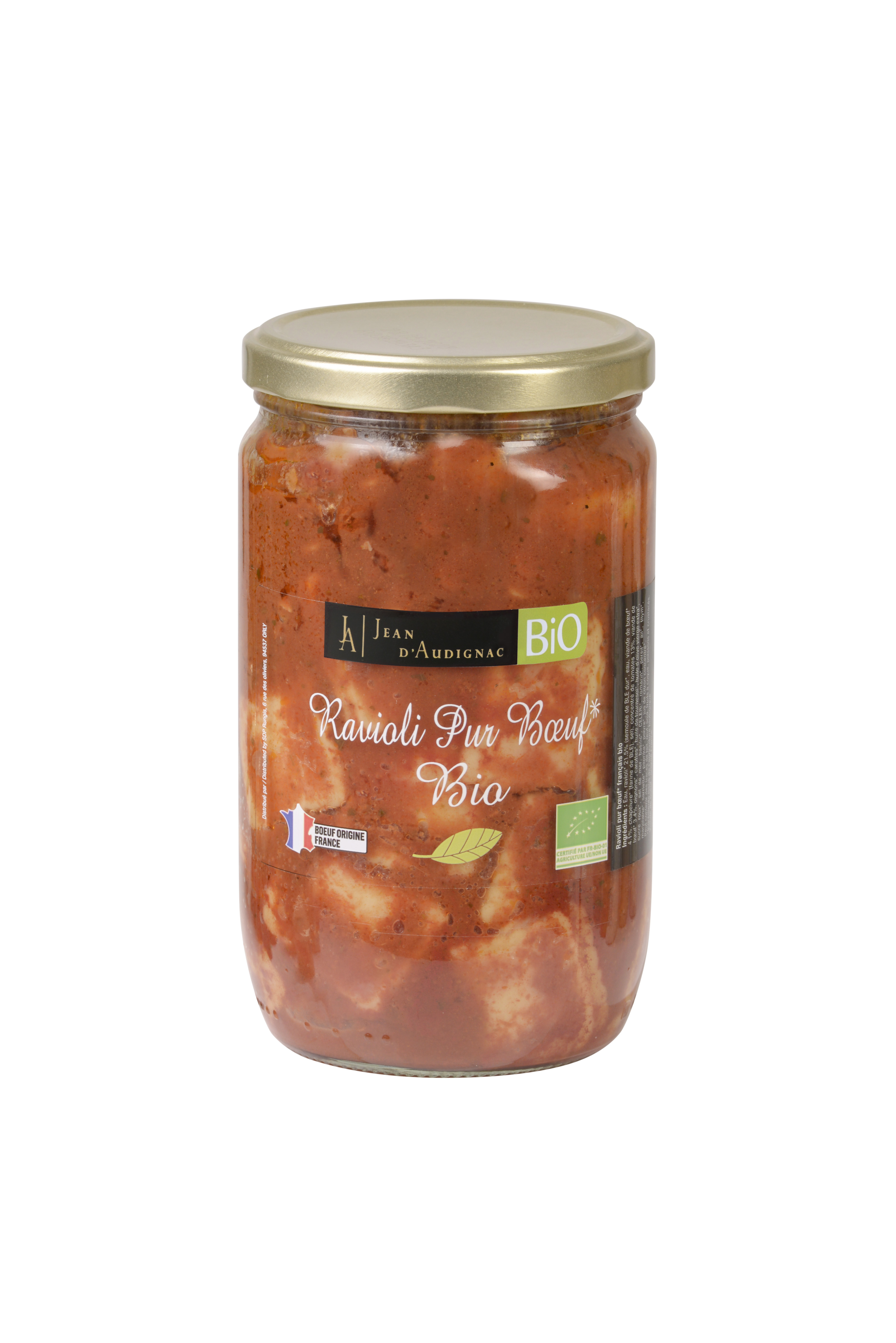 RAVIOLI PUR BOEUF BIO