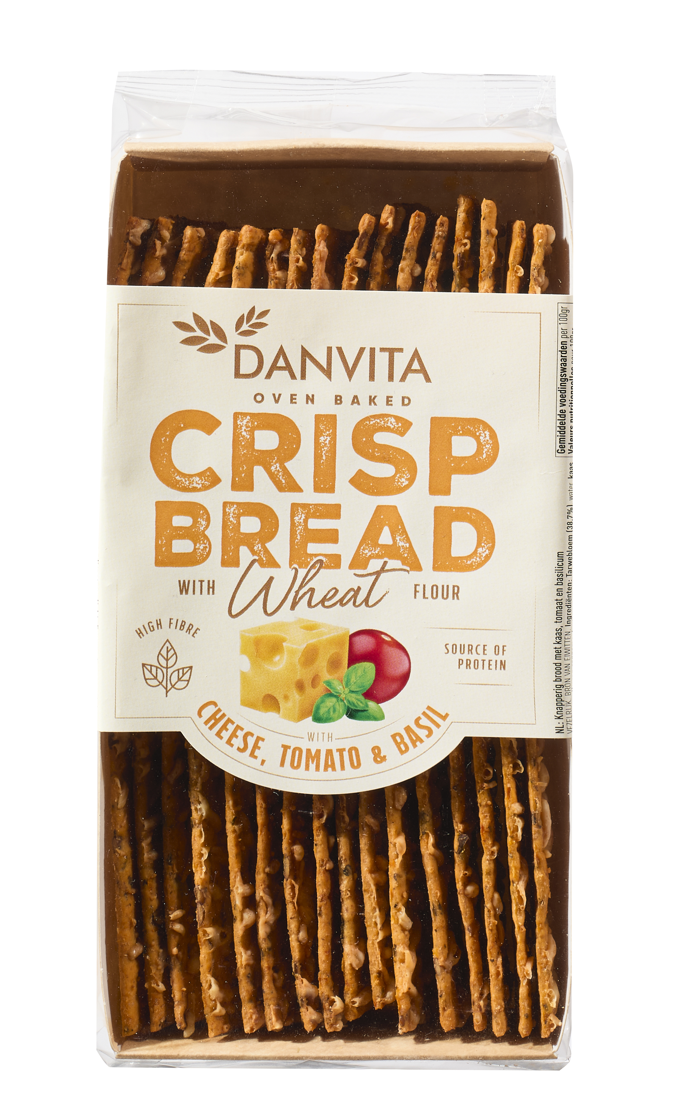 CRACKERS SALES FROMAGE TOMATE ET BASILIC